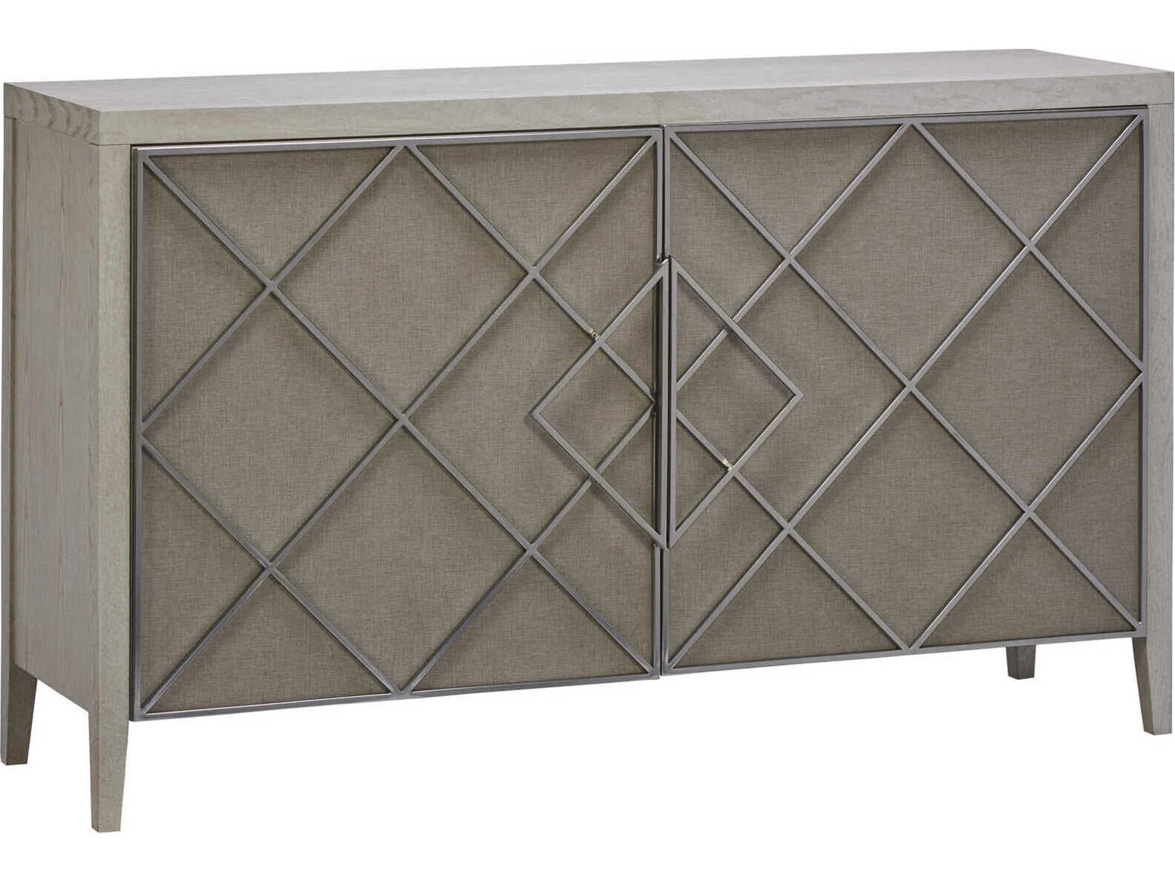 Maitland Smith 64" Ash Wood Ensemble Credenza Sideboard