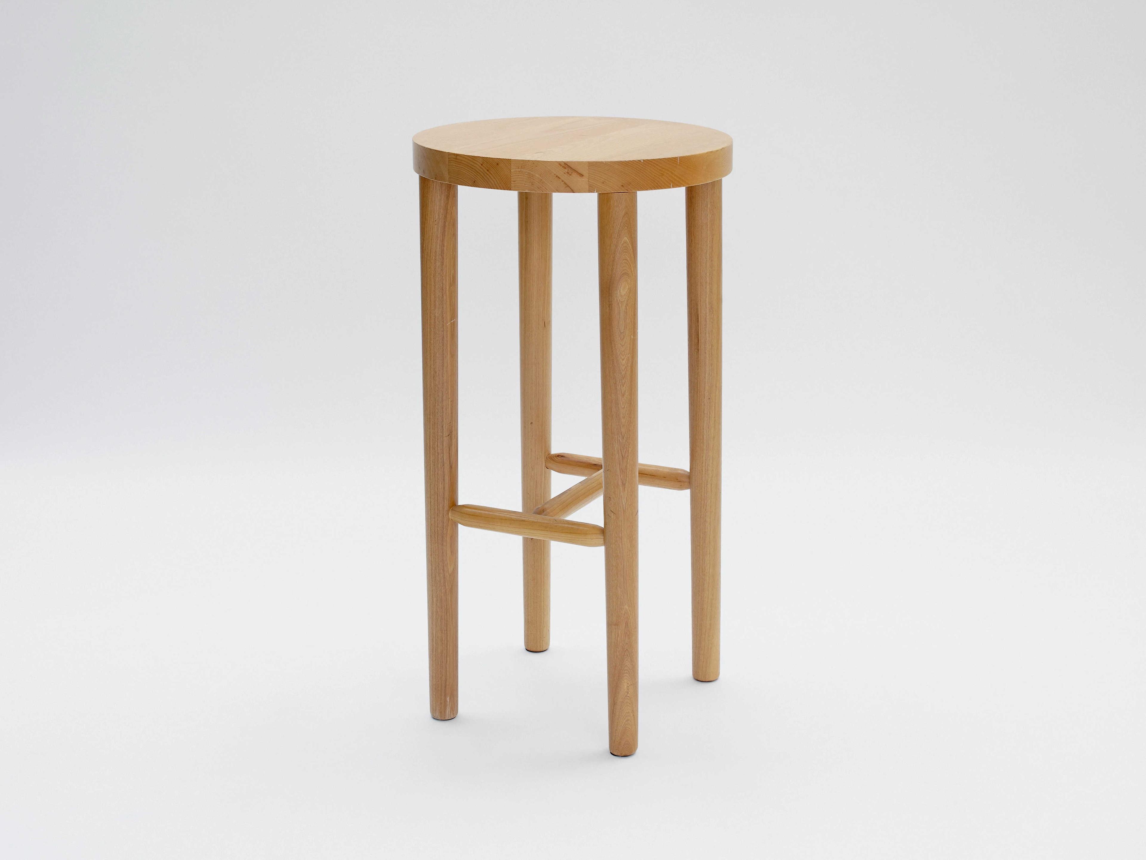 Ash Wood Bar Stool