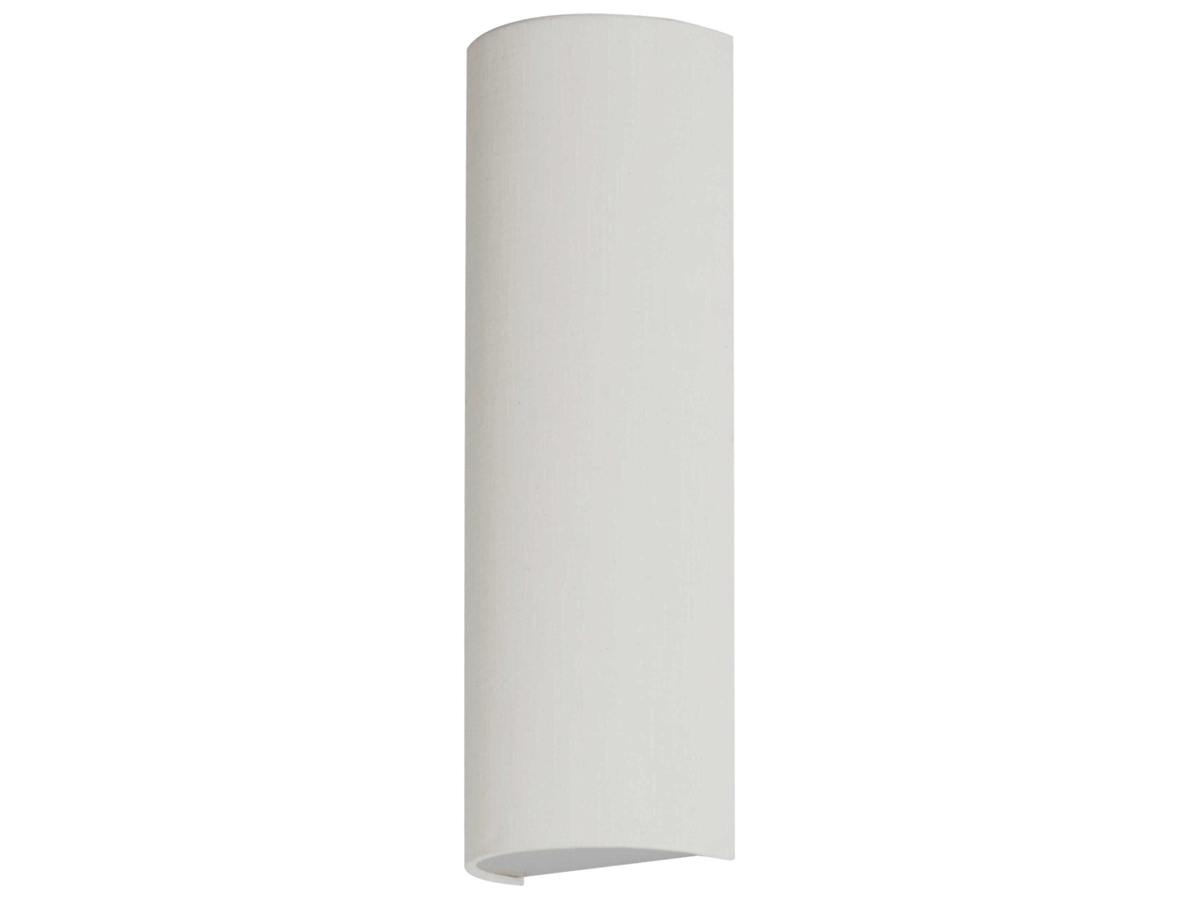 Maxim Lighting Prime 1-Light Oatmeal Linen White LED Wall Sconce