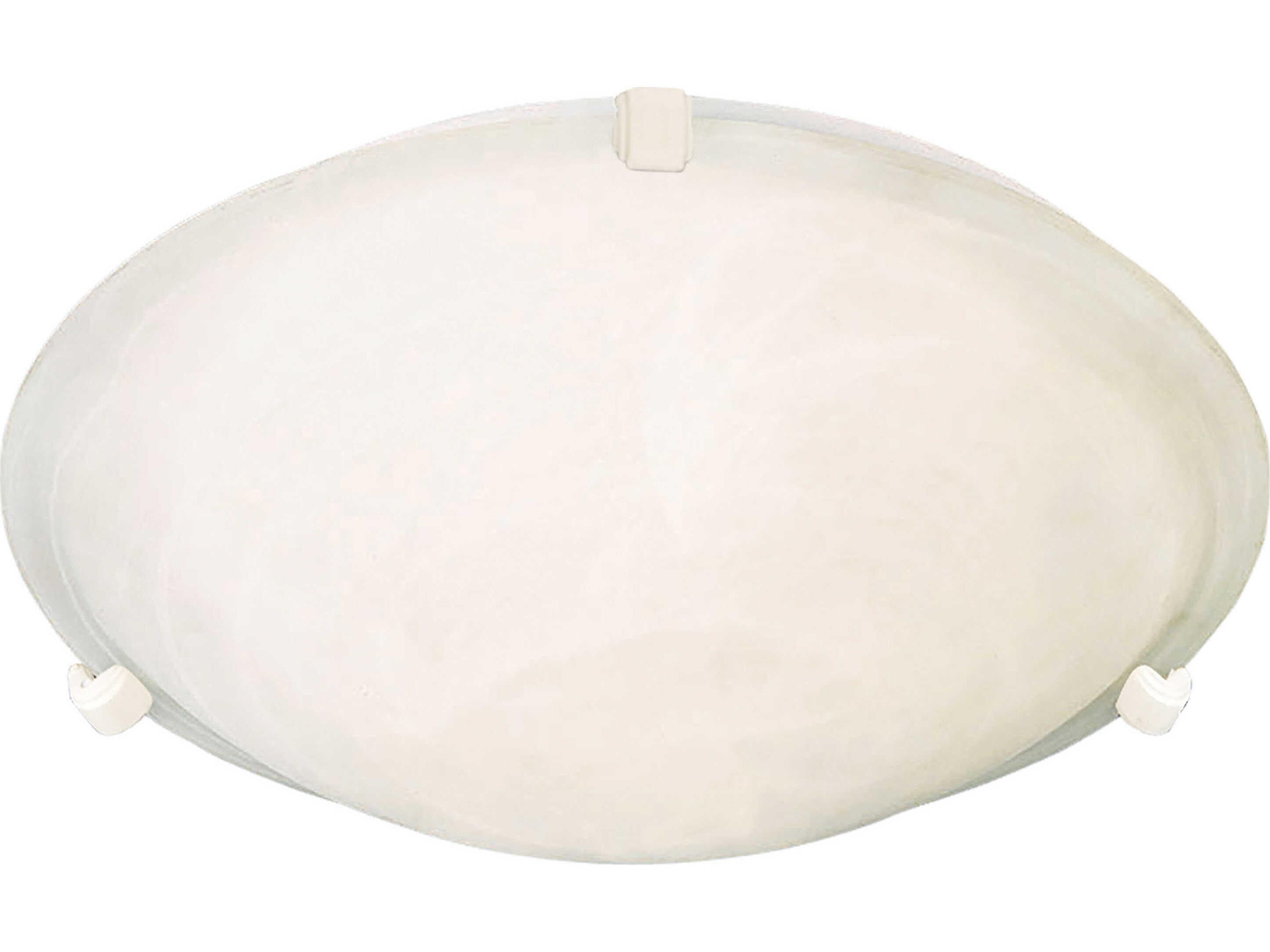 Maxim Lighting Malaga 4-Light White Glass Bowl Flush Mount