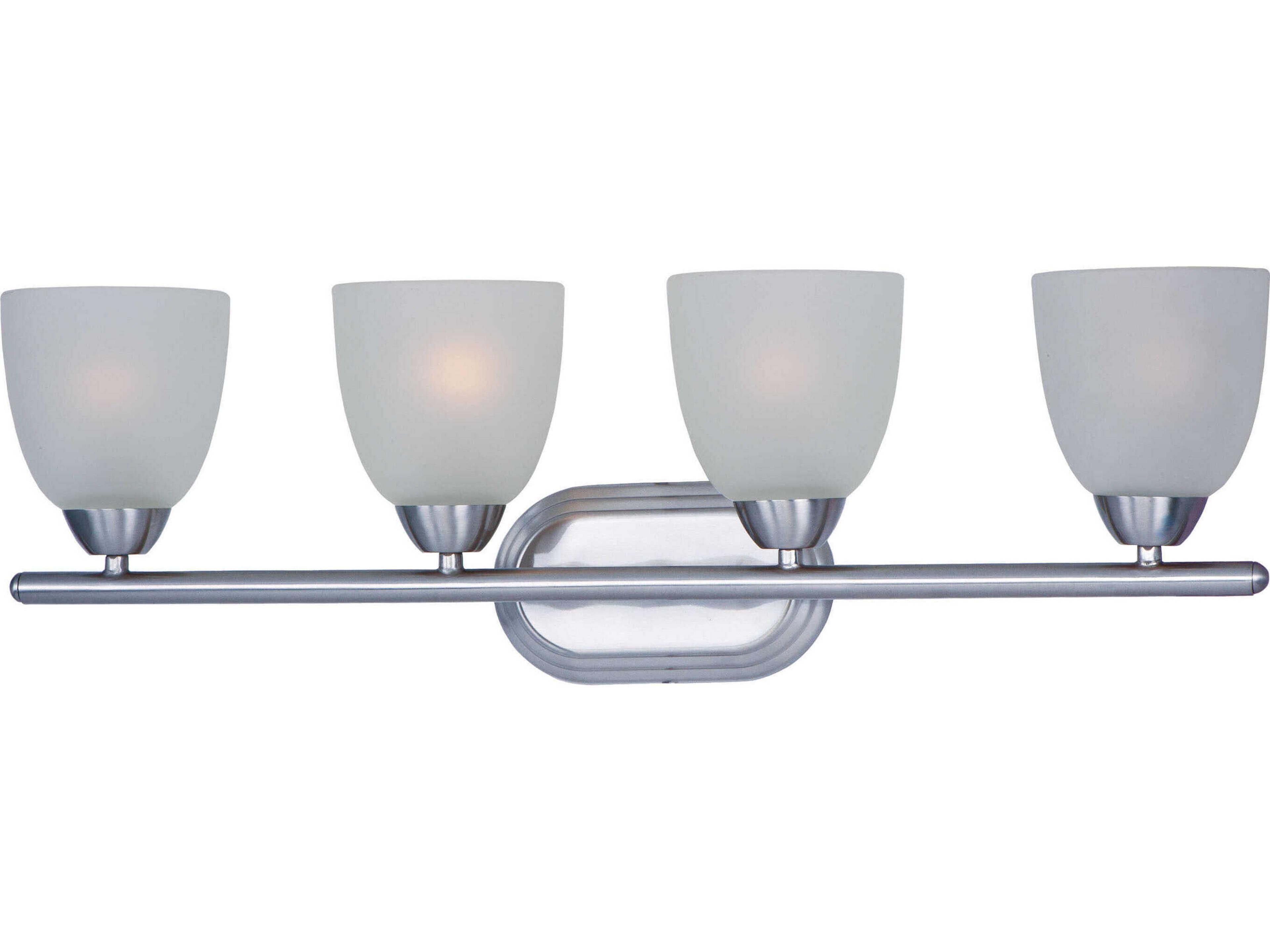 Maxim Lighting Axis 4-Light Polished Chrome Glass Vanity Light