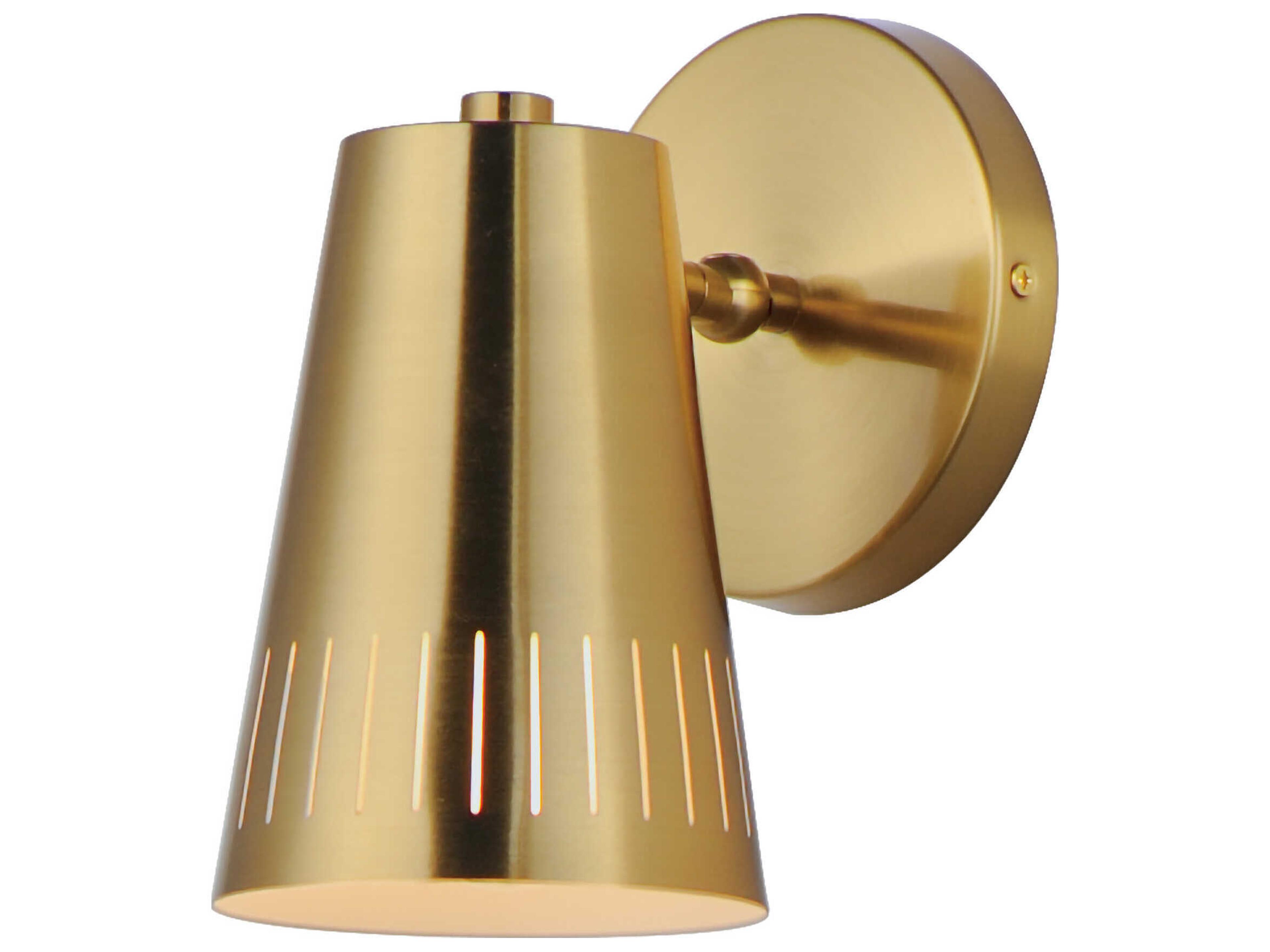 Maxim Lighting Helsinki 1-Light Natural Aged Brass Wall Sconce