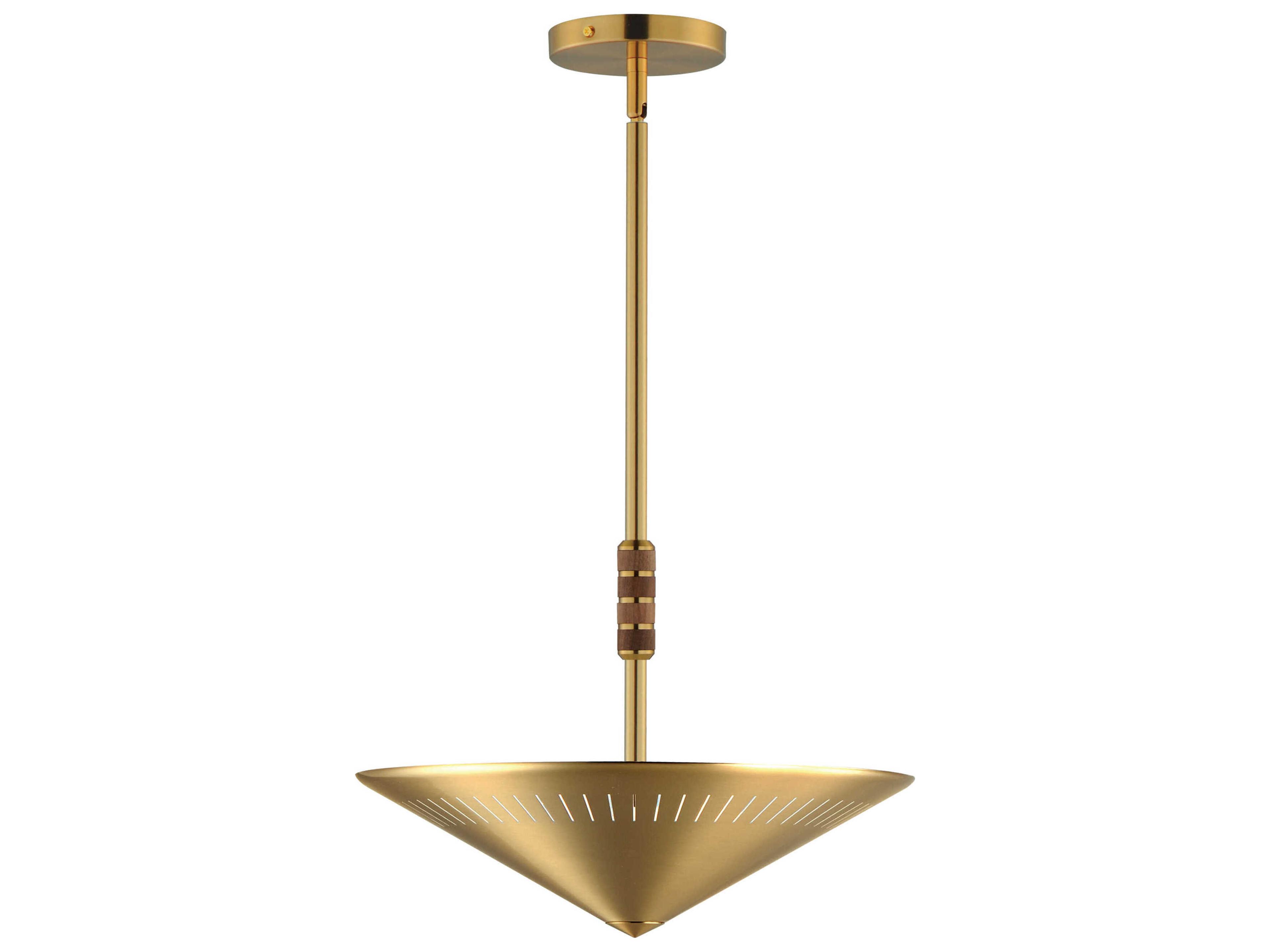 Maxim Lighting Helsinki 2-Light Natural Aged Brass Pendant