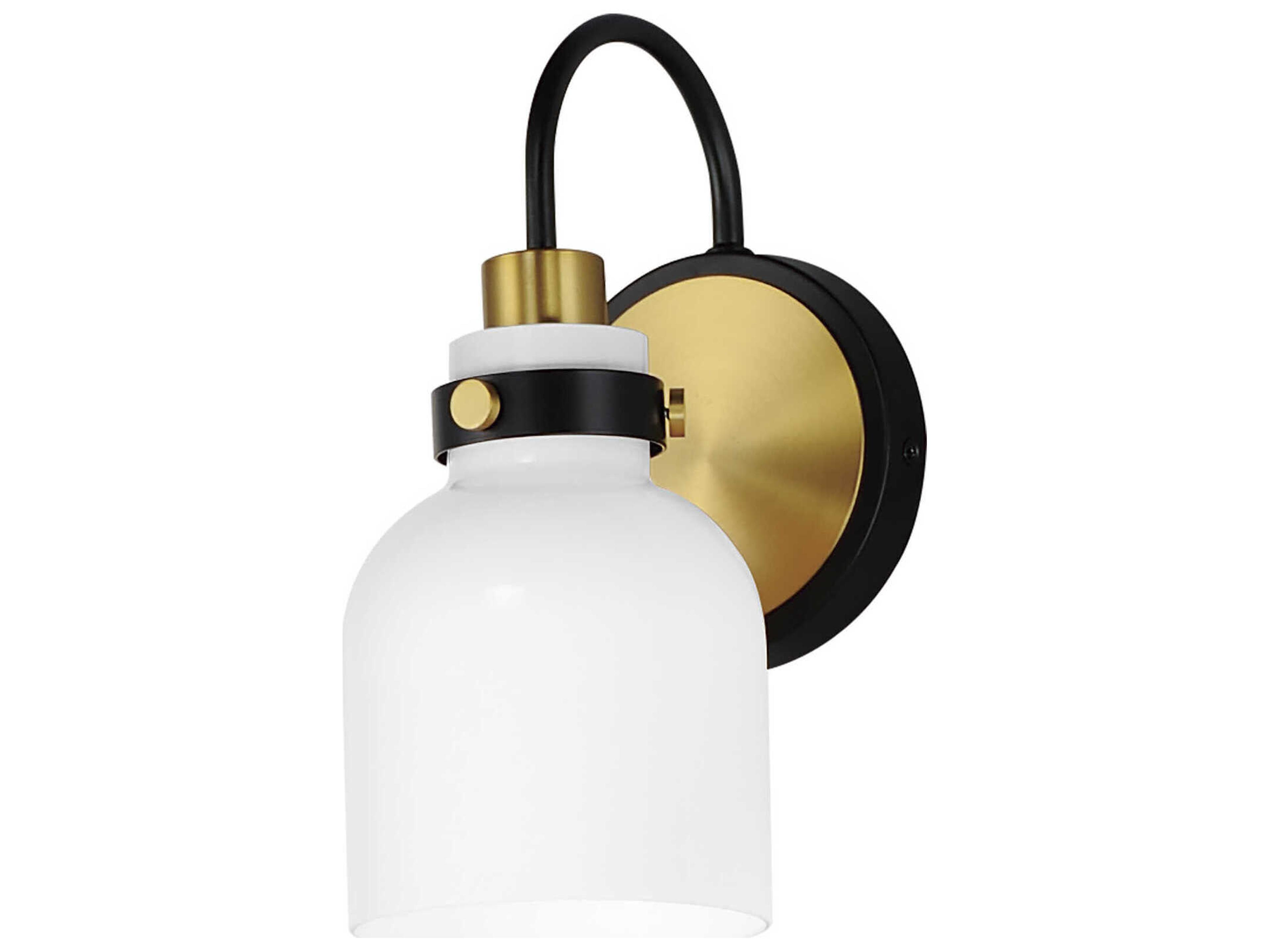 Maxim Lighting Milk 1-Light Satin Brass Wall Sconce