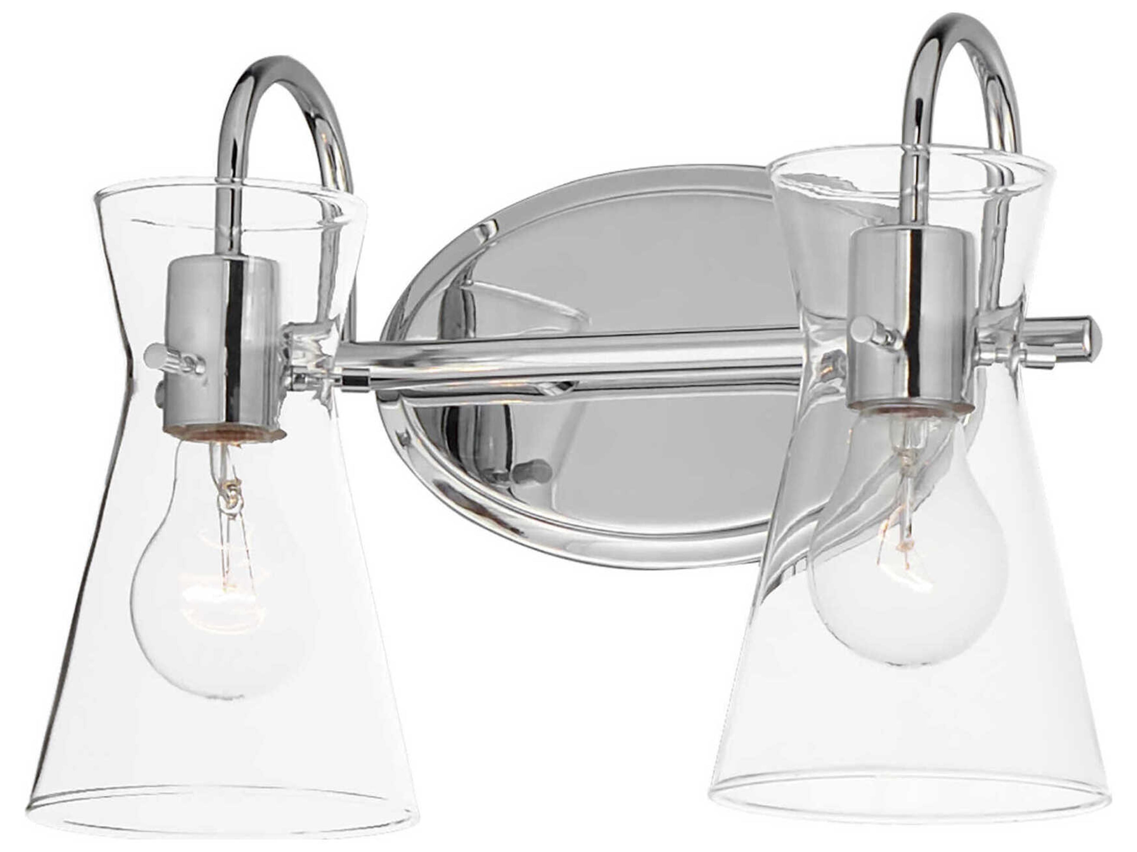 Maxim Lighting Ava 2-Light Polished Chrome Vanity Light
