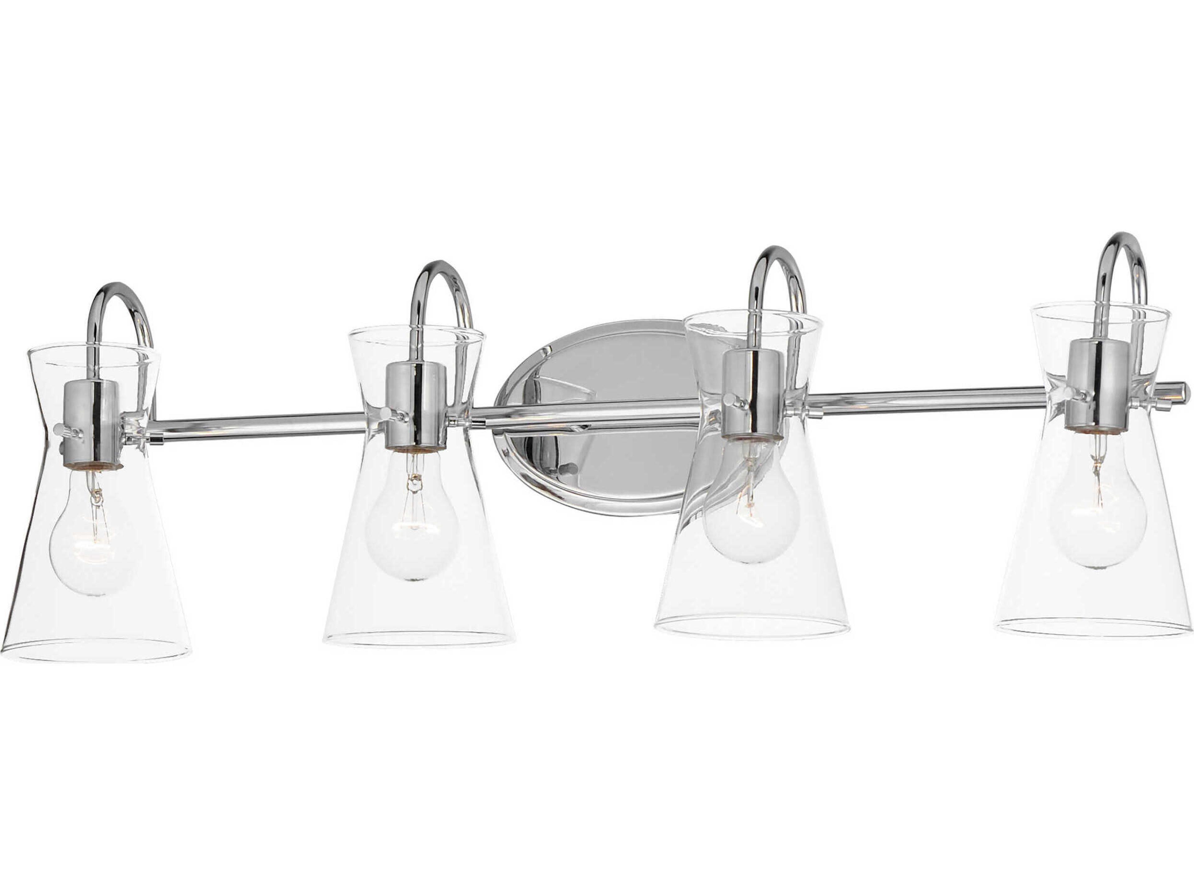 Maxim Lighting Ava 4-Light Polished Chrome Vanity Light