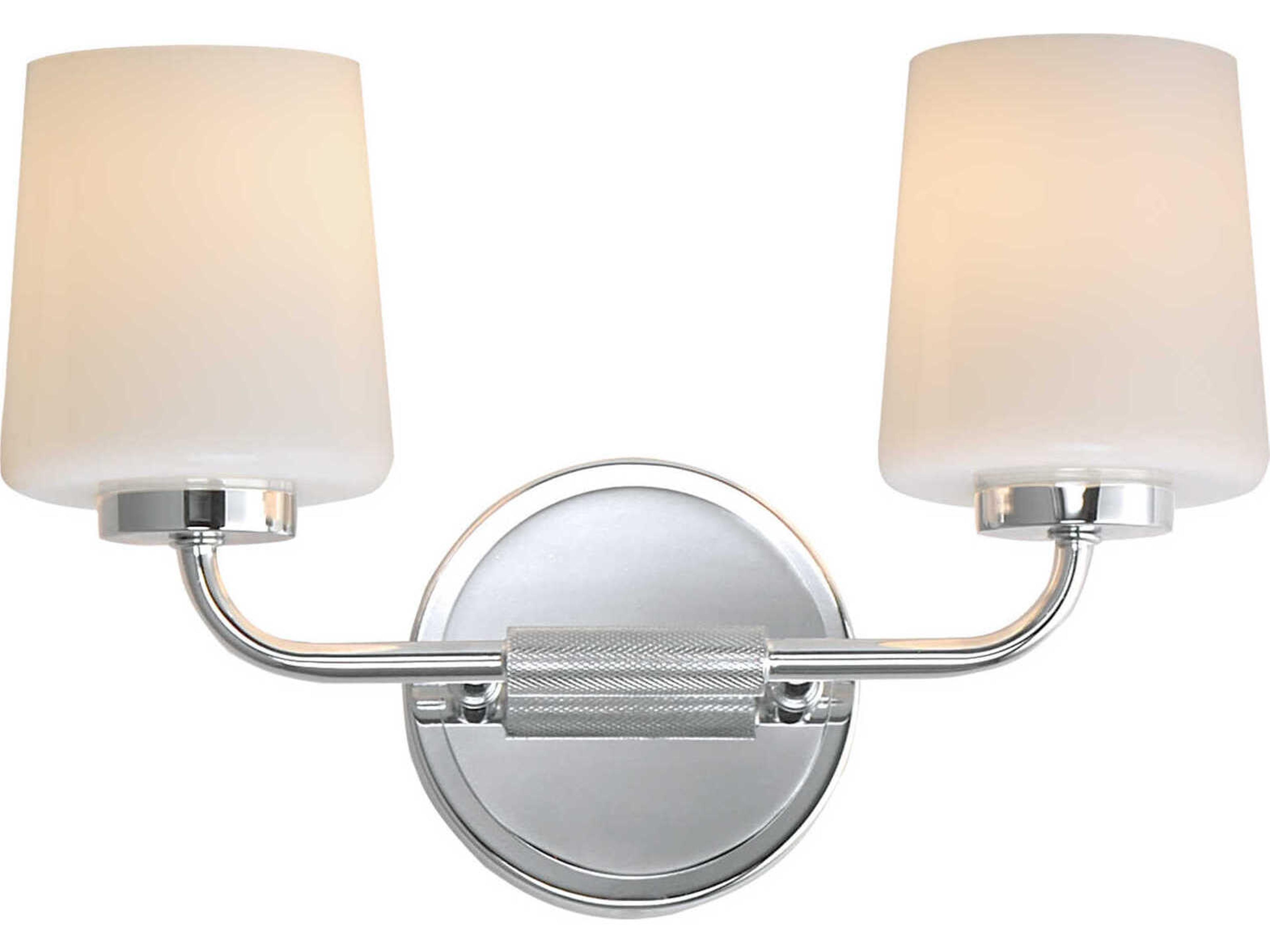 Maxim Lighting Durham 2-Light Polished Chrome Vanity Light