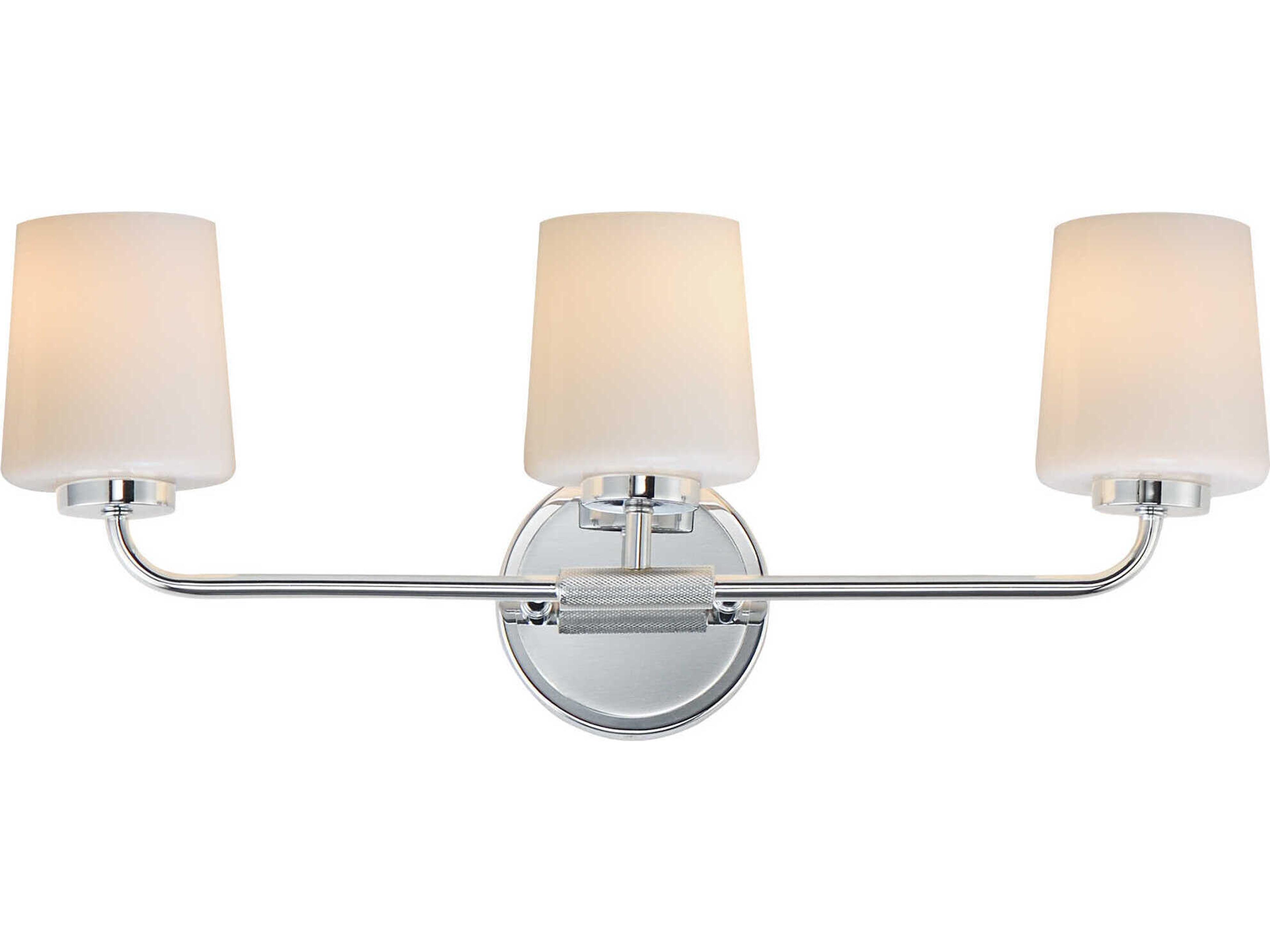 Maxim Lighting Durham 3-Light Polished Chrome Vanity Light