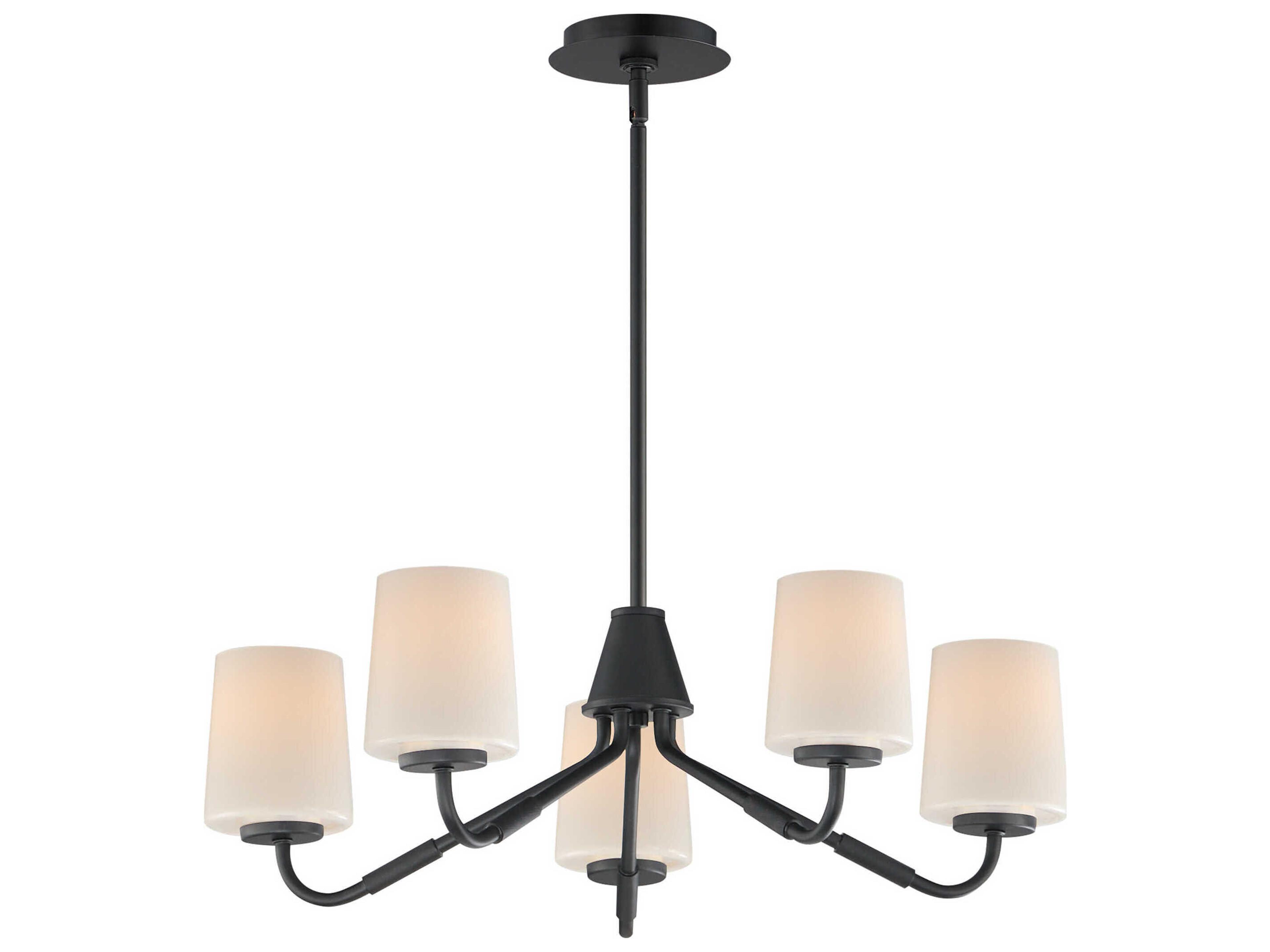 Maxim Lighting Durham 5-Light Black Chandelier