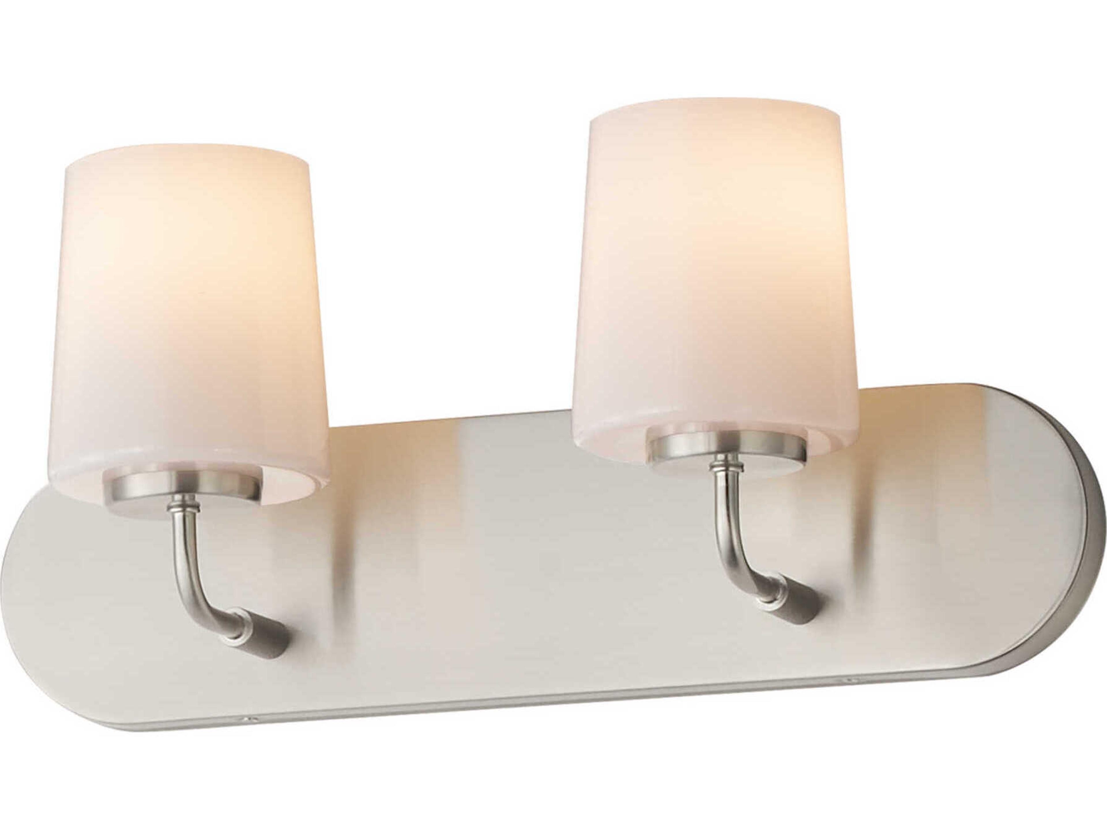 Maxim Lighting Durham 2-Light Satin Nickel Vanity Light