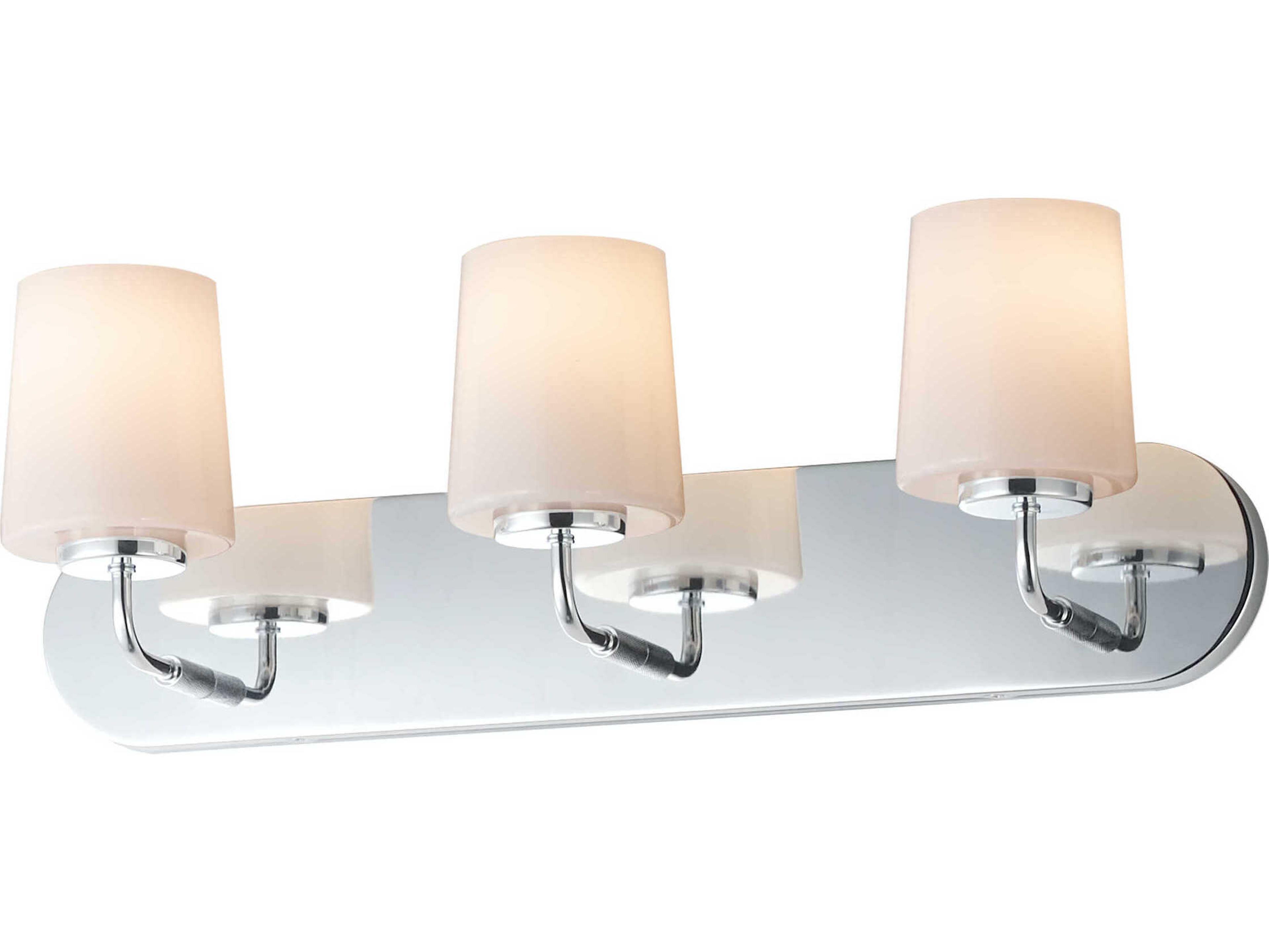 Maxim Lighting Durham 3-Light Polished Chrome Vanity Light