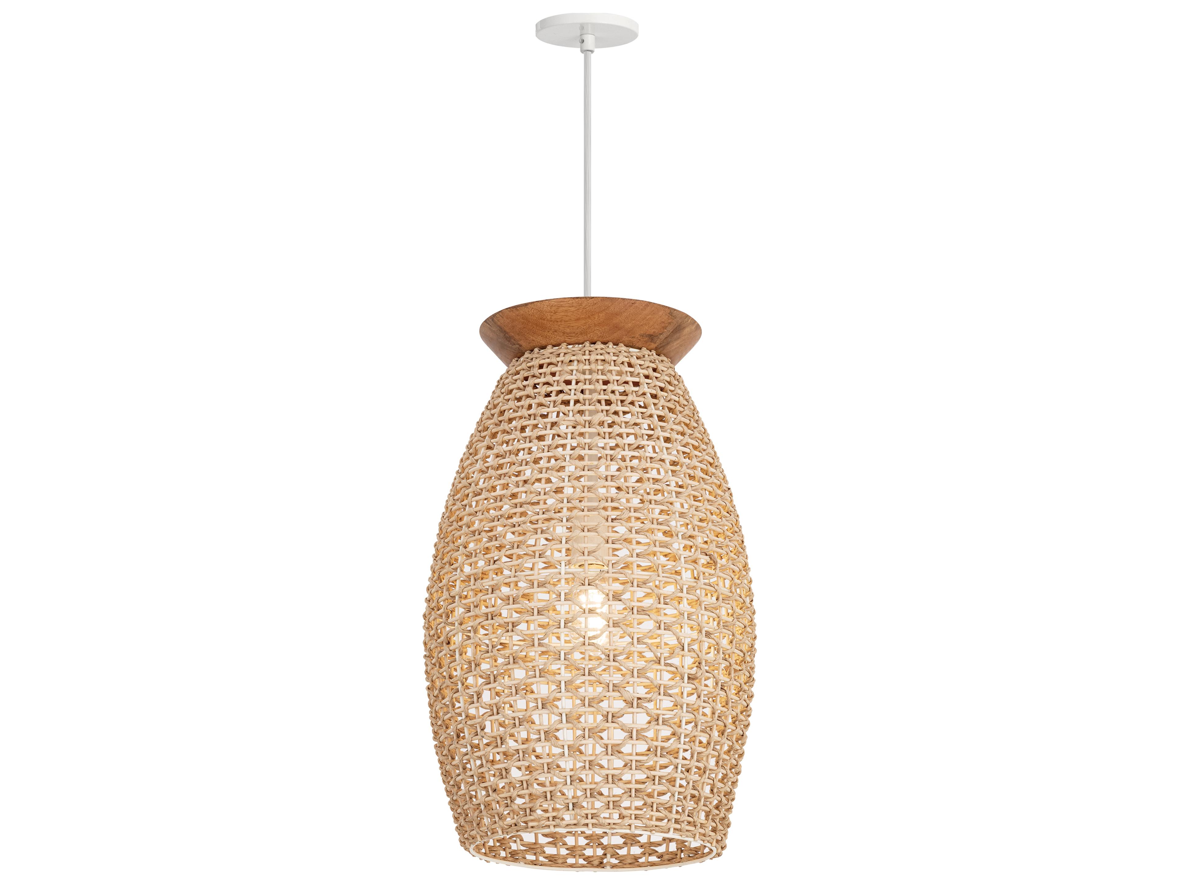 Maxim Lighting Cotswold 1-Light Walnut Brown Pendant