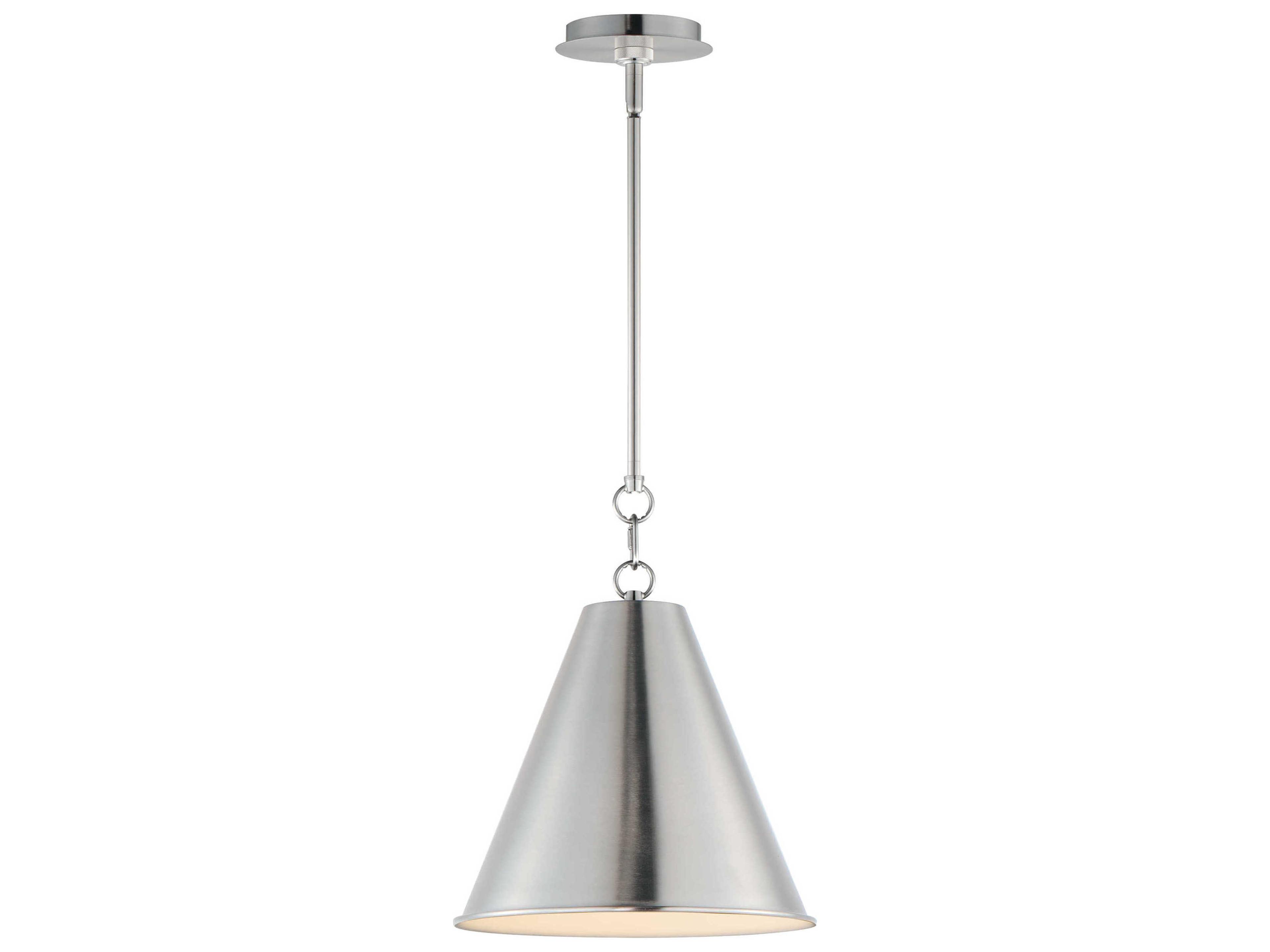 Maxim Lighting Veritas 1-Light Satin Nickel Mini Pendant