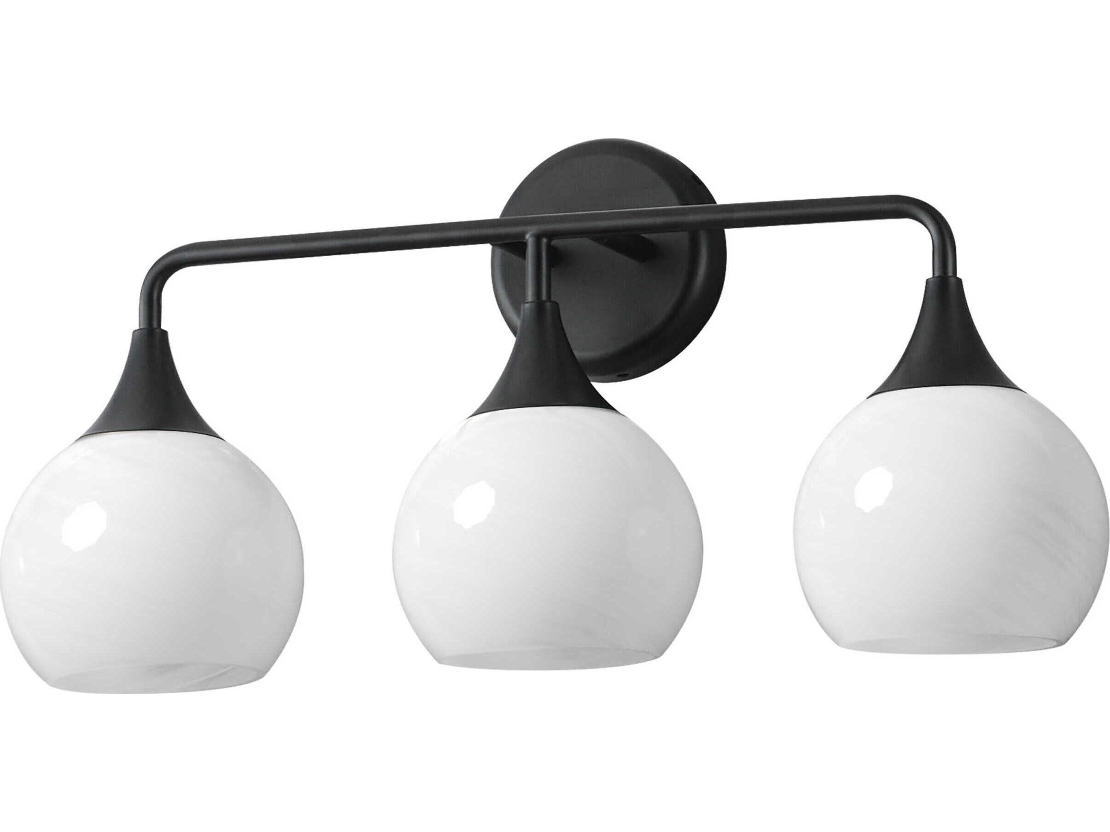 Maxim Lighting Neve 3-Light Black Vanity Light