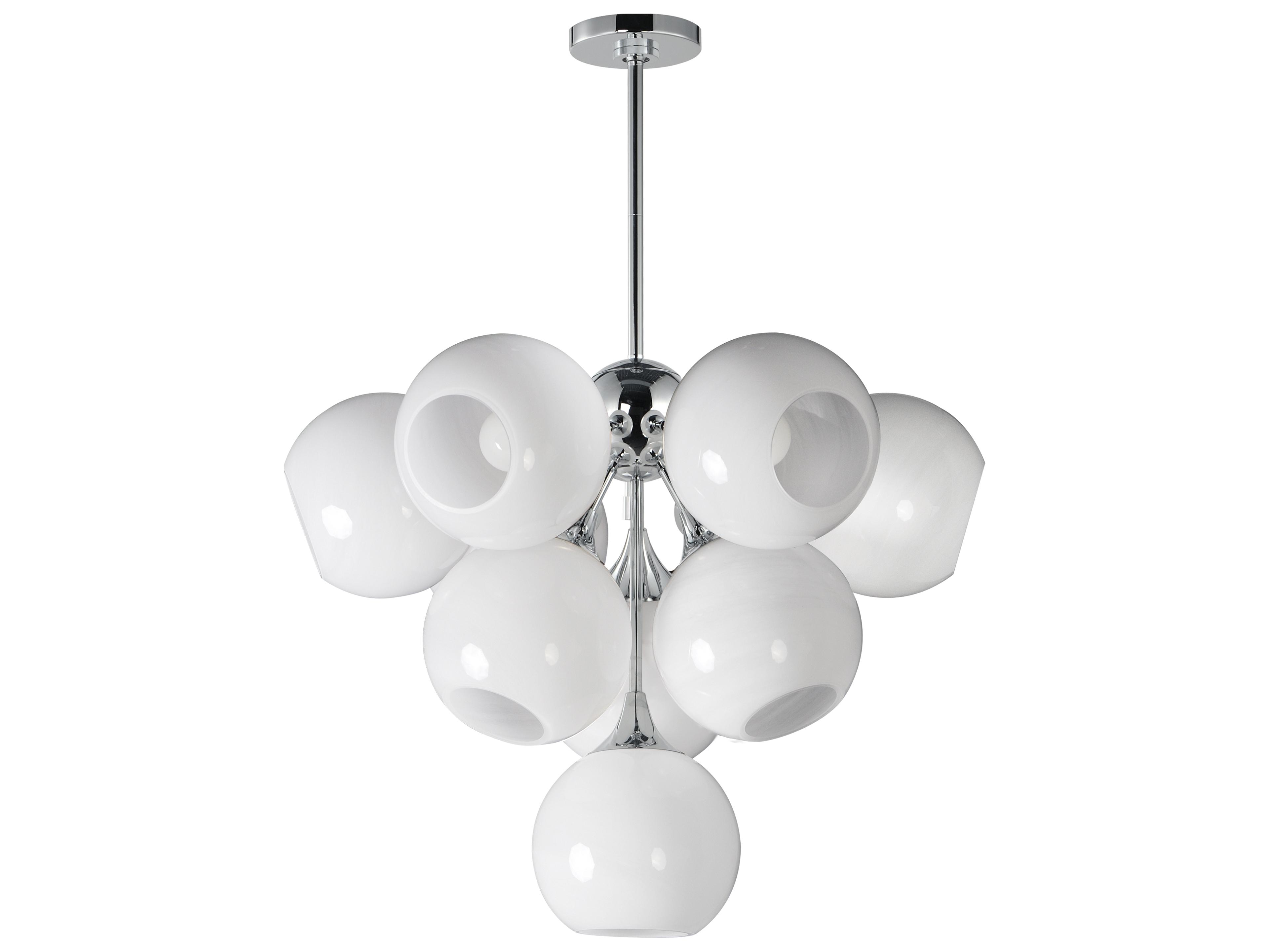Maxim Lighting Neve 10-Light Polished Chrome Globe Pendant