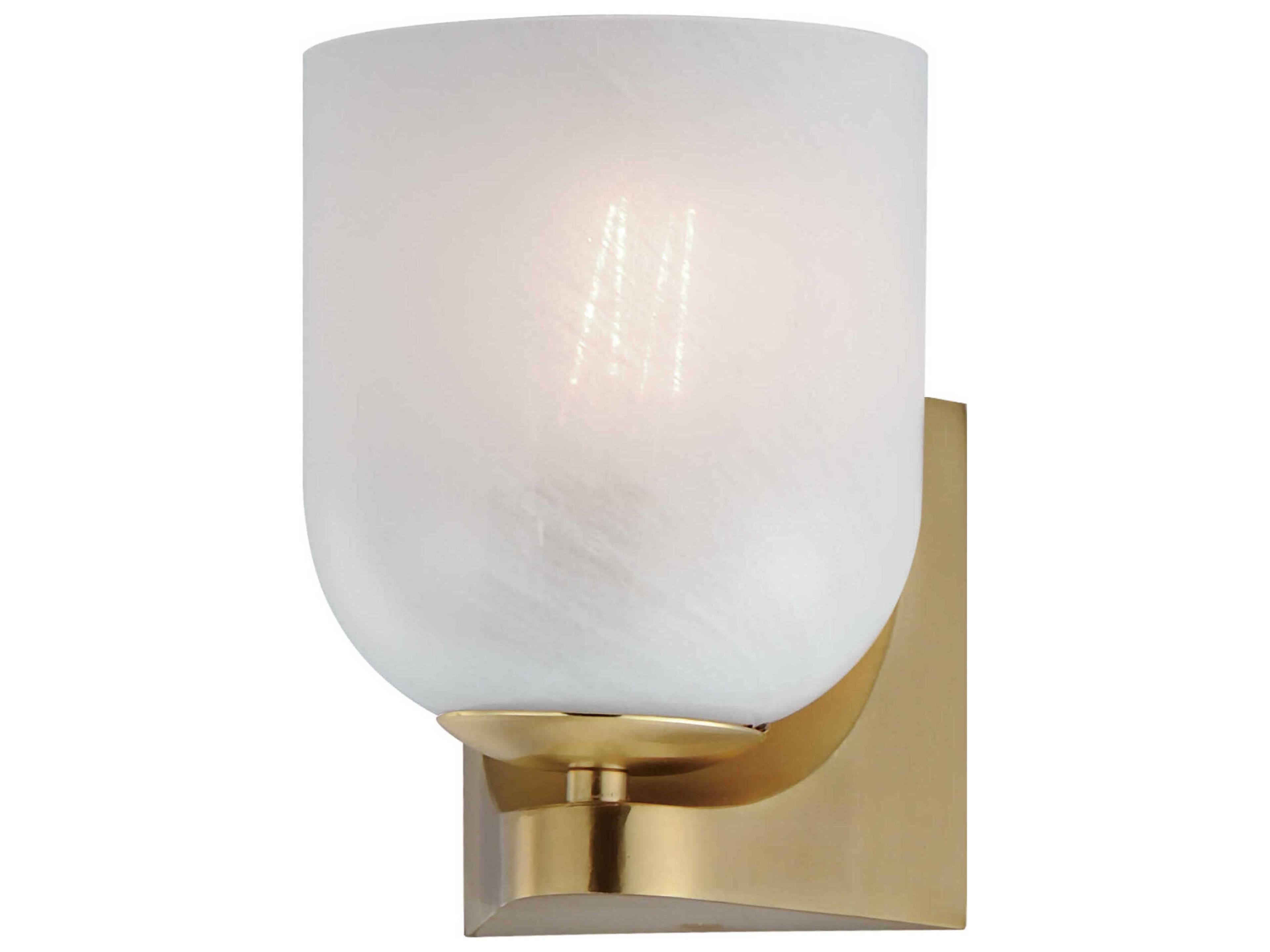 Maxim Lighting Scoop 1-Light Natural Aged Brass Wall Sconce