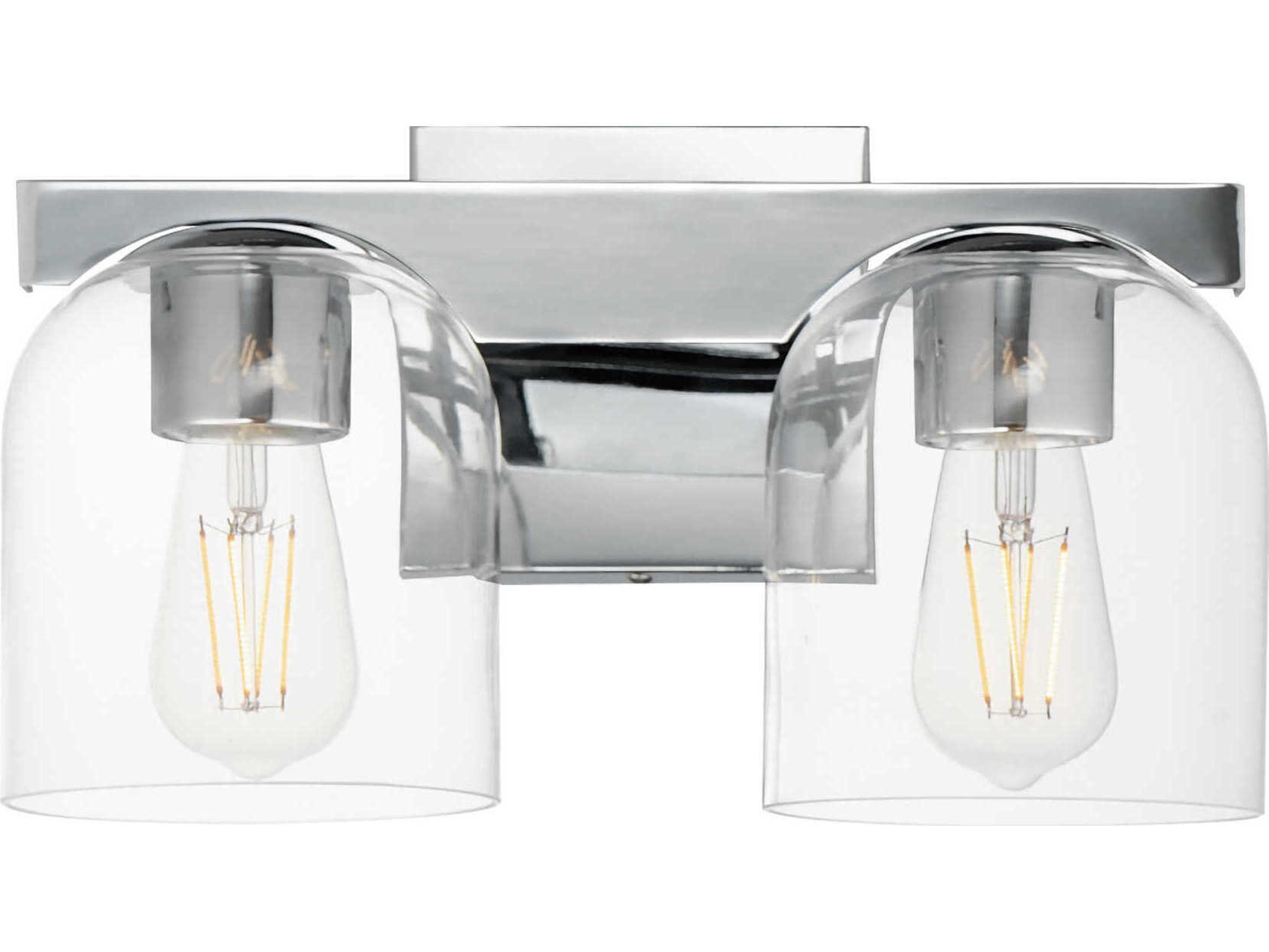 Maxim Lighting Scoop 2-Light Polished Chrome Vanity Light