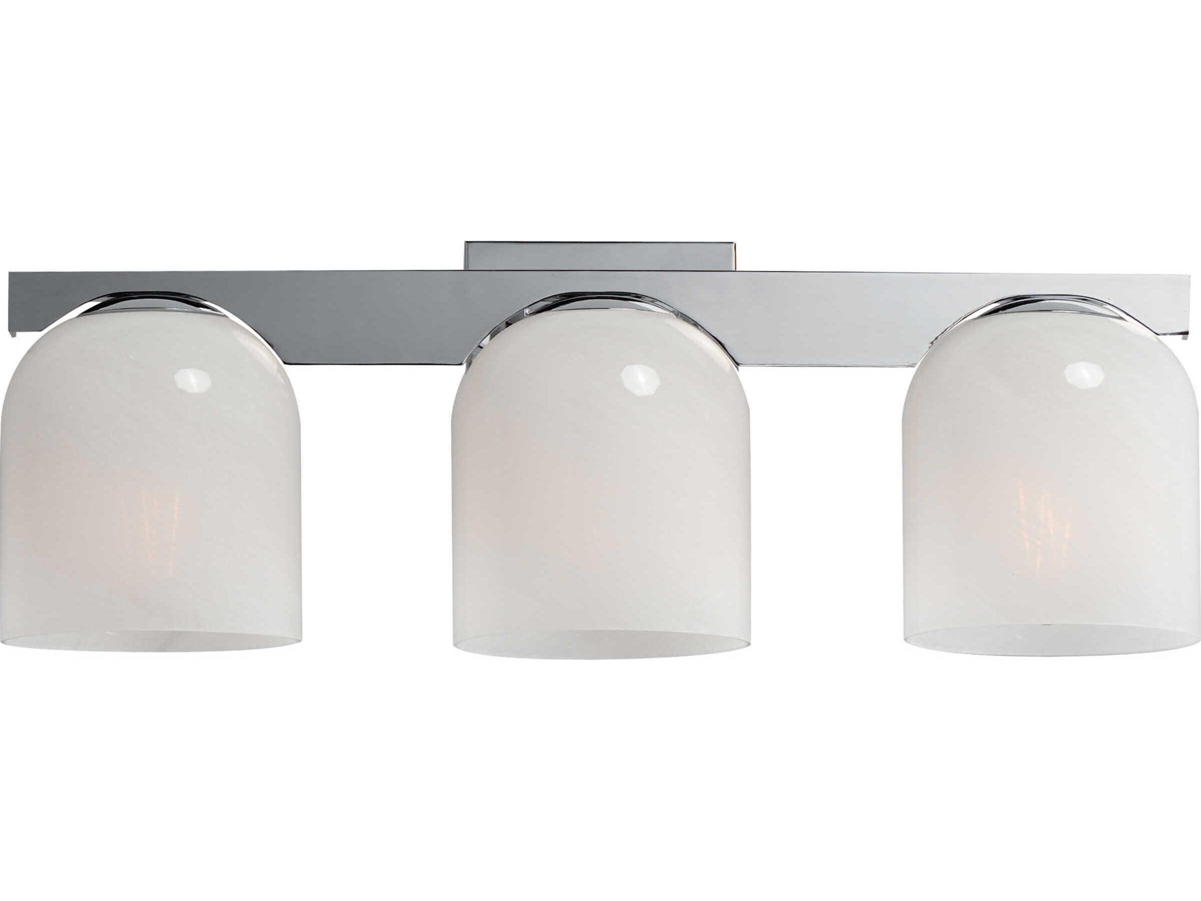 Maxim Lighting Scoop 3-Light Polished Chrome Vanity Light