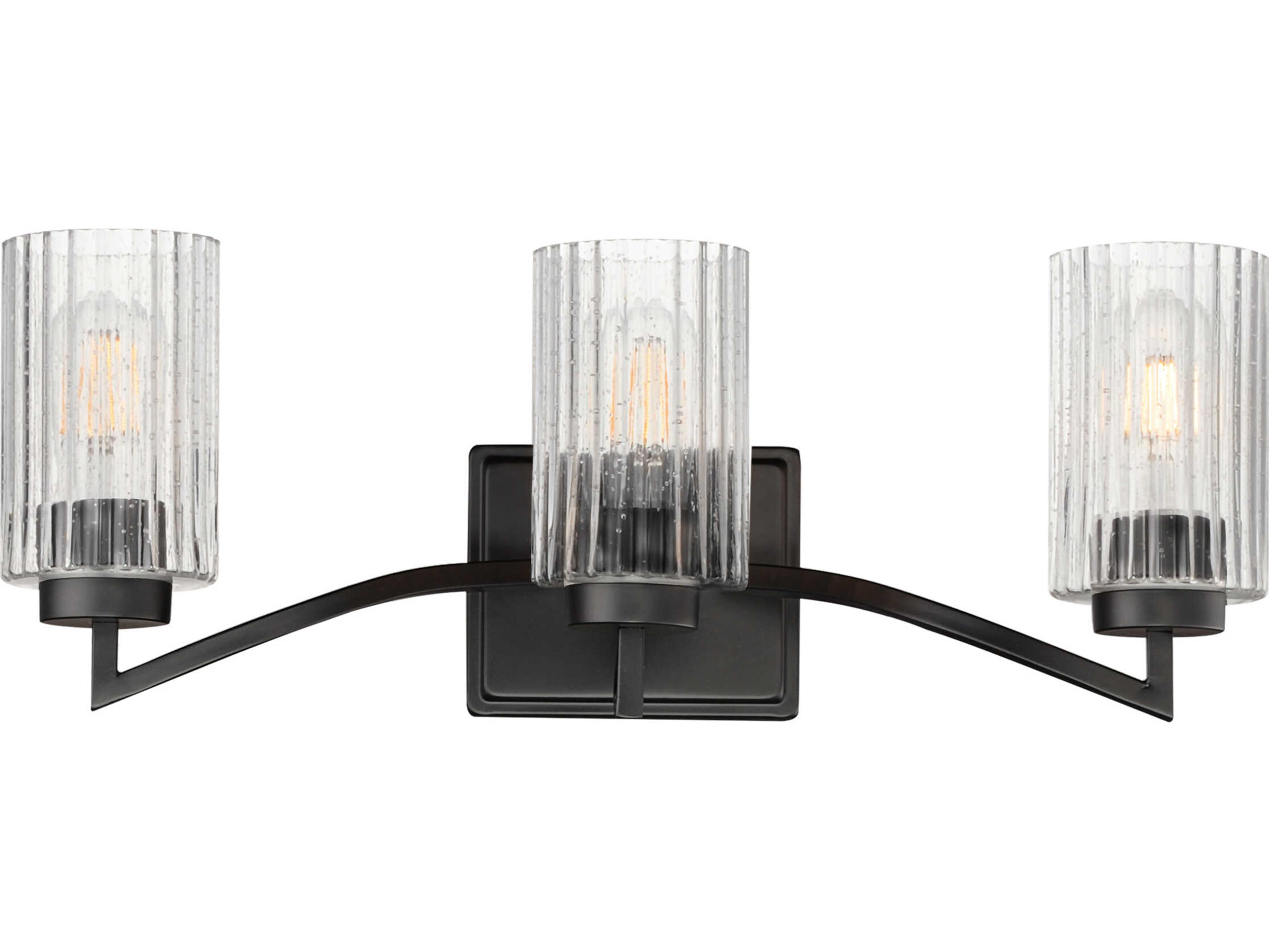 Maxim Lighting Rigata 3-Light Black Vanity Light