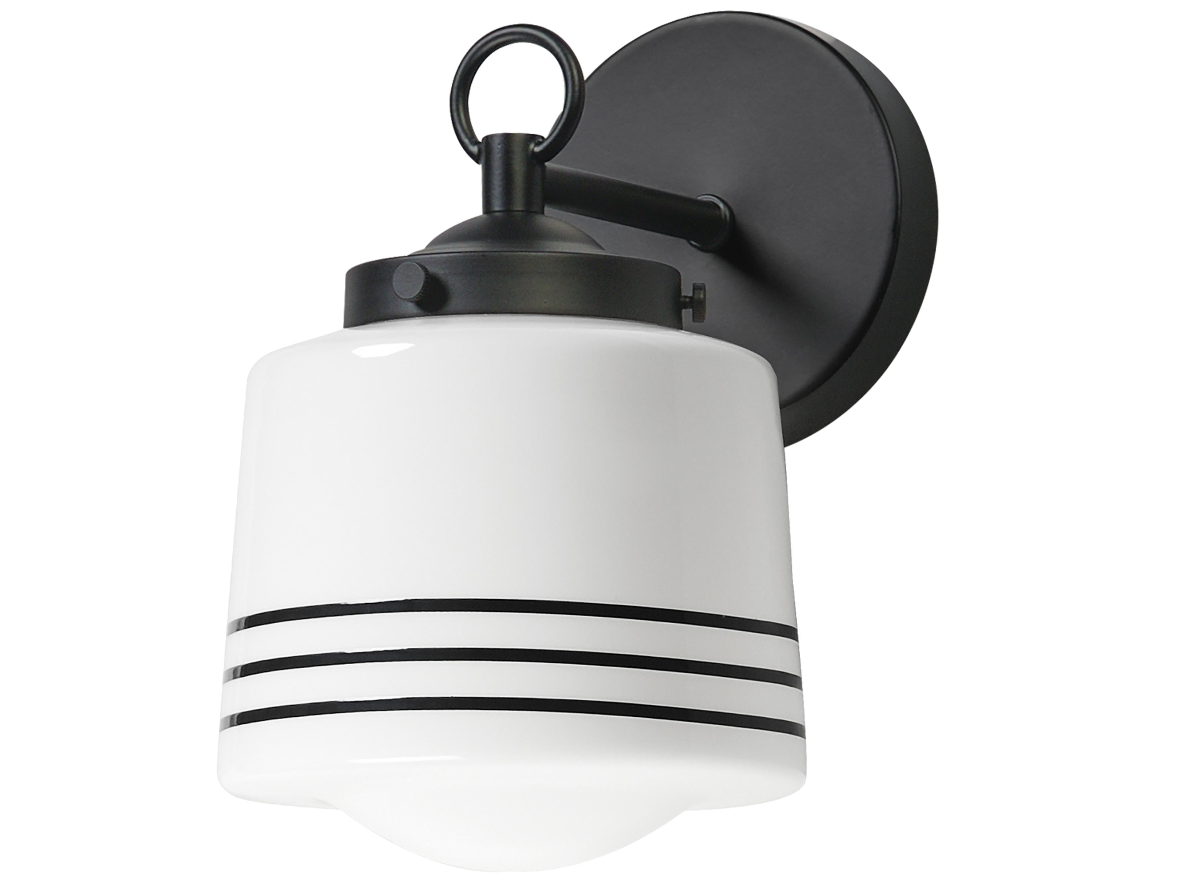 Maxim Lighting Eureka 1-Light Black Wall Sconce