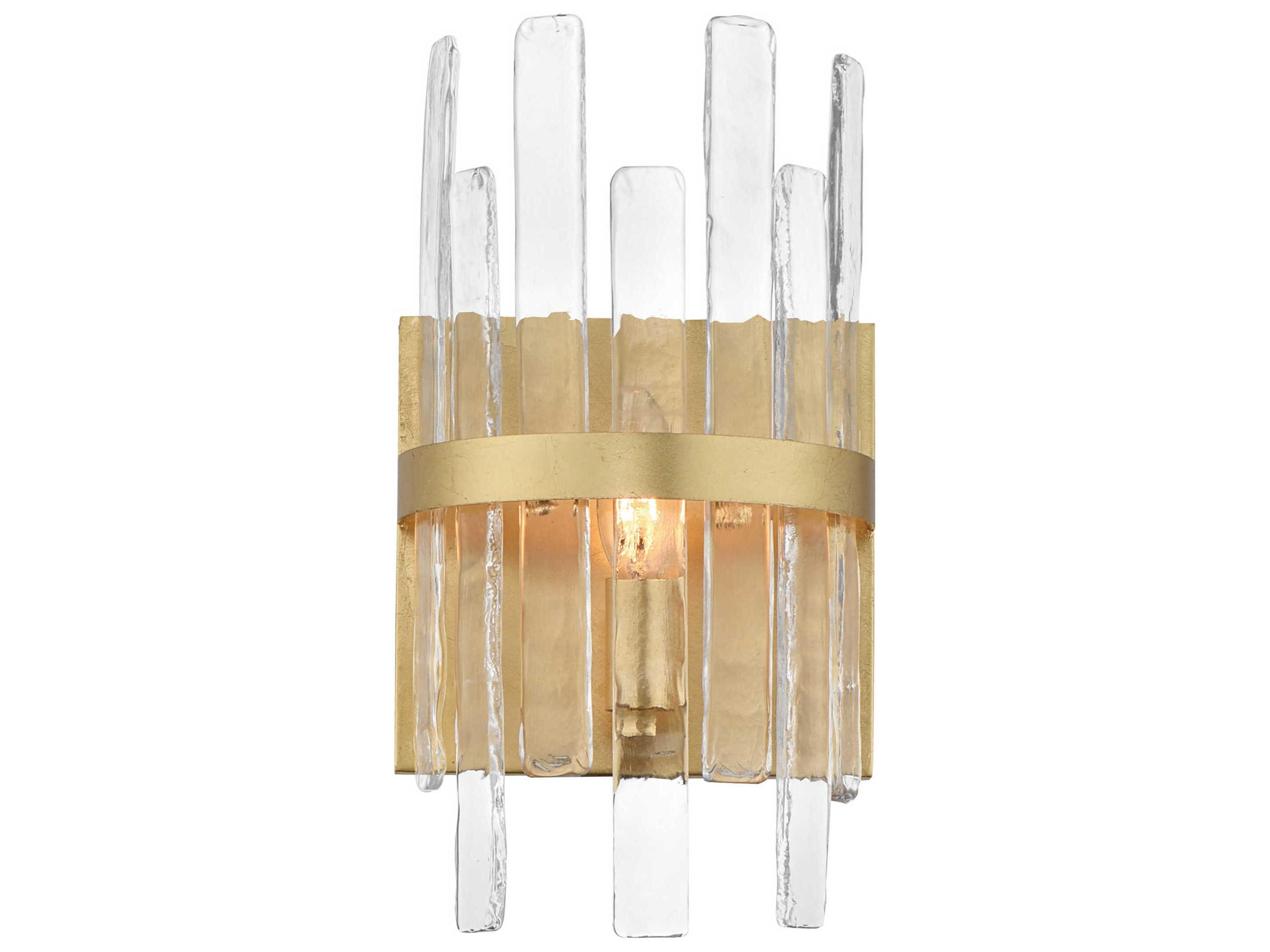 Maxim Lighting Warren 1-Light Gold Leaf Wall Sconce