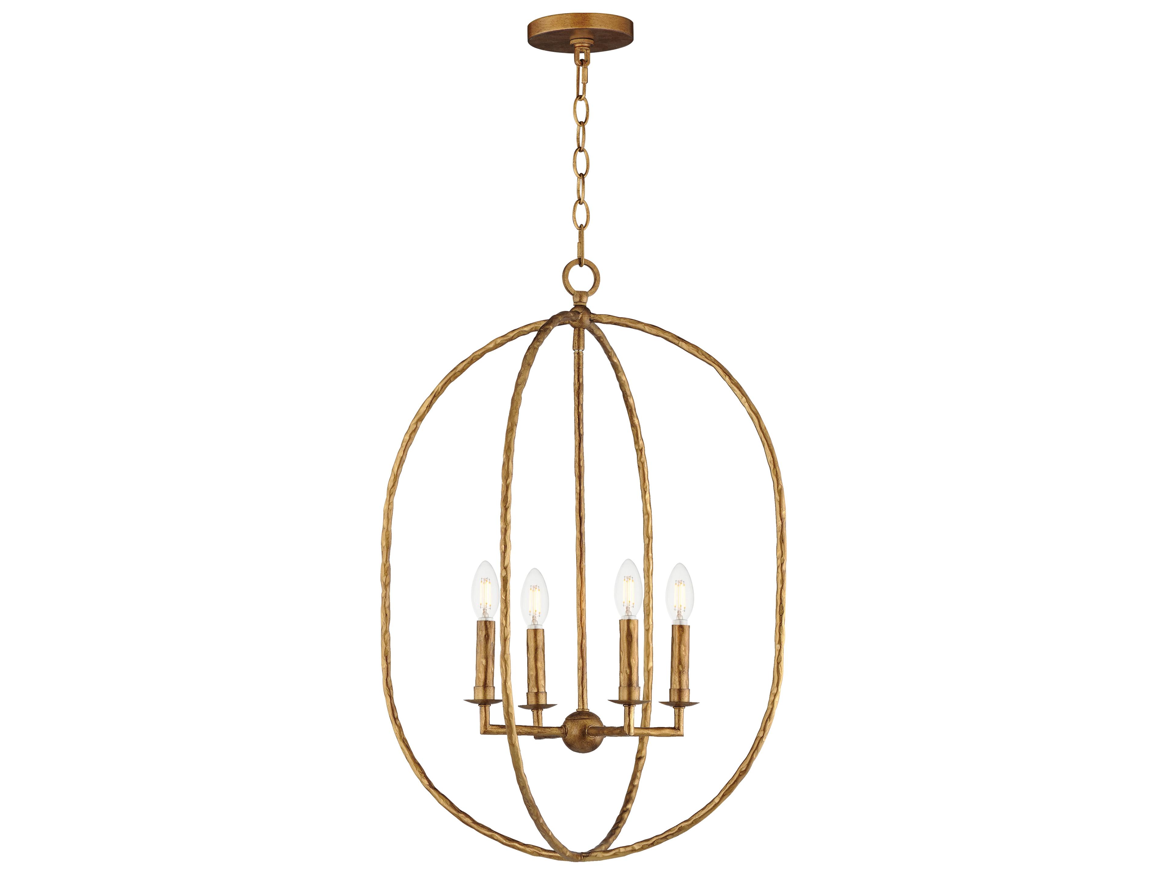 Maxim Lighting Martel 4-Light Etruscan Gold Pendant