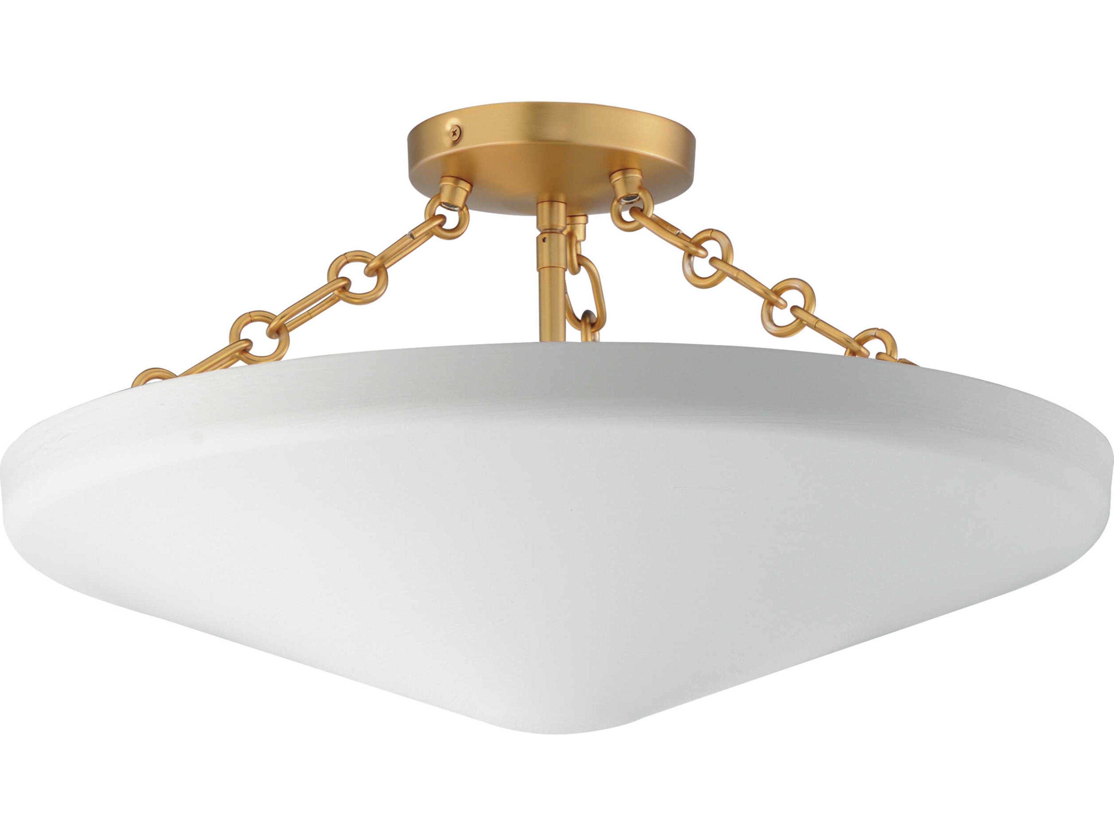 Maxim Lighting Artemis 3-Light Natural Aged Brass Bowl Semi Flush Mount