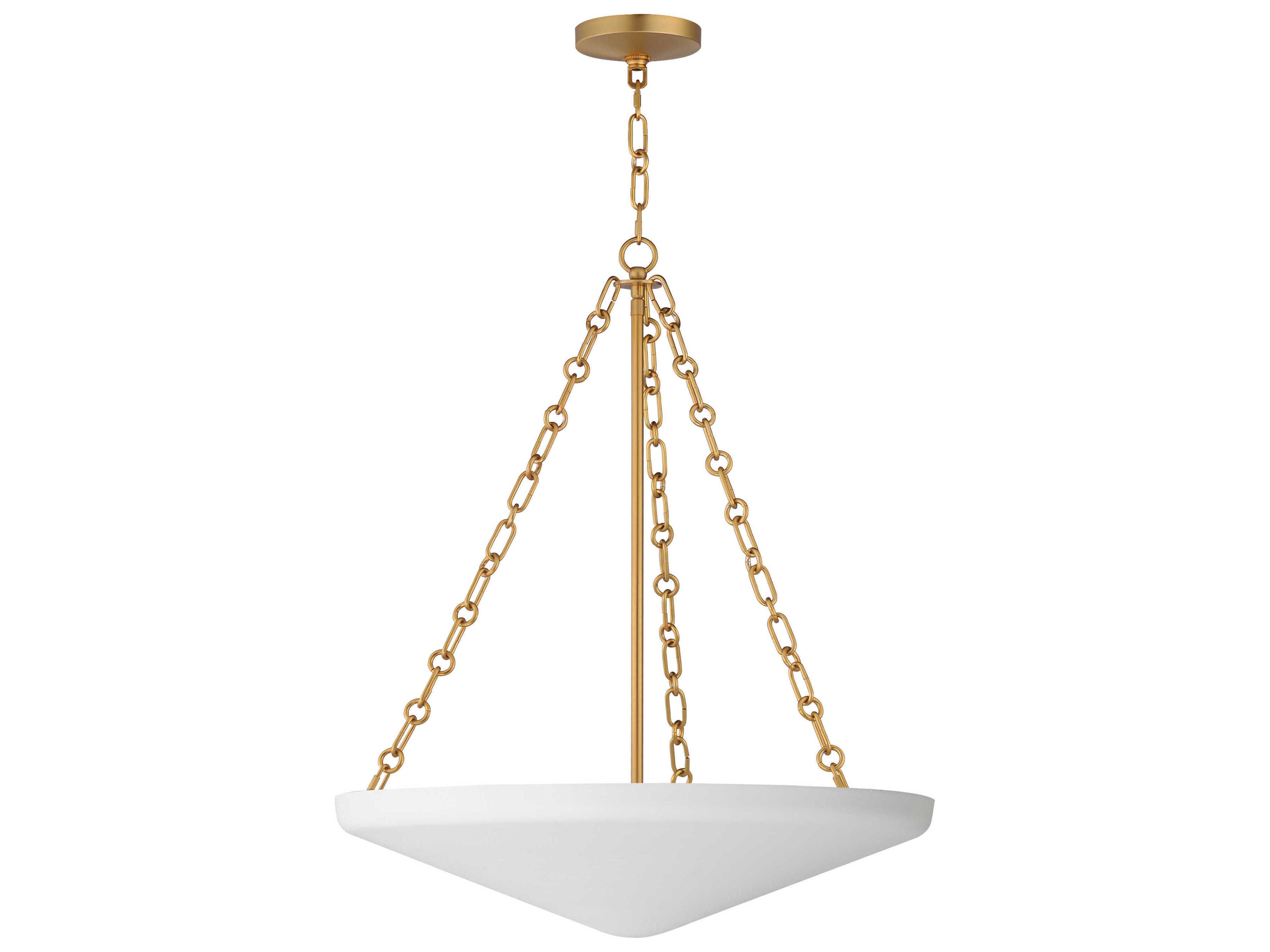 Maxim Lighting Artemis 6-Light Natural Aged Brass Bell Pendant
