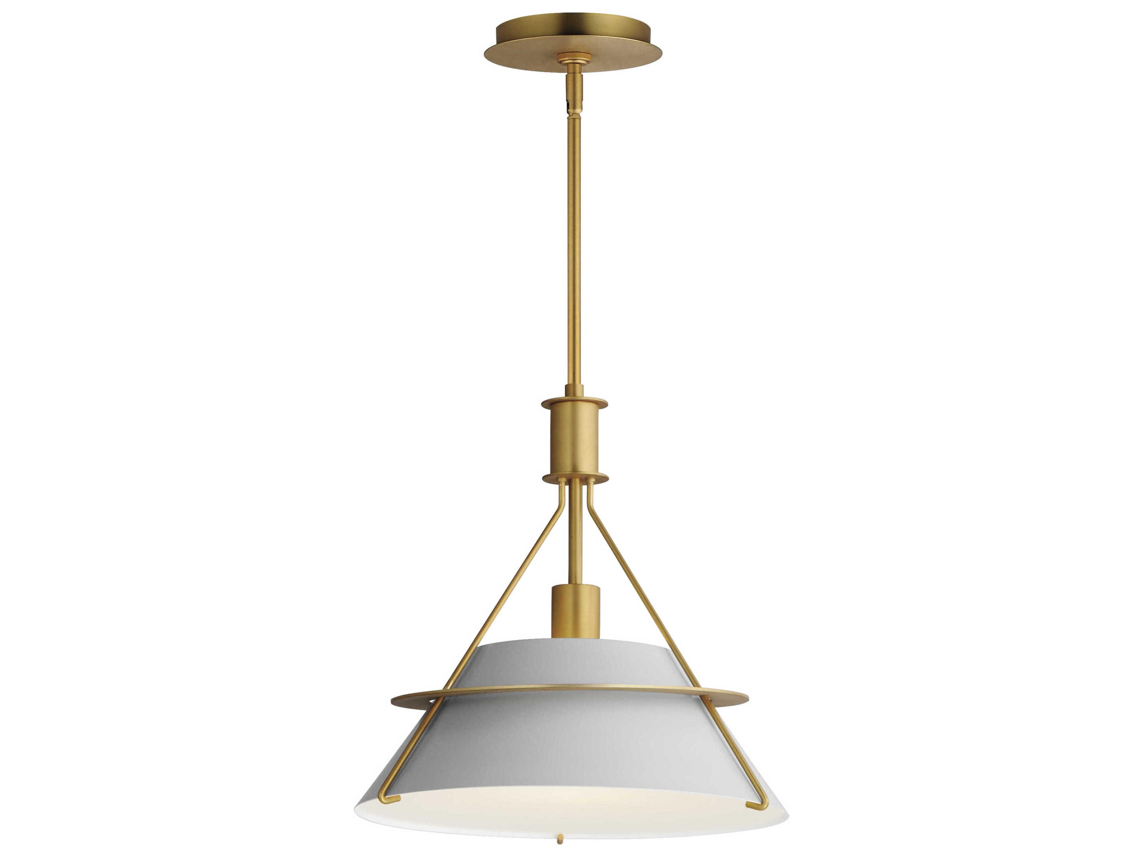 Maxim Lighting Lucas 1-Light Natural Aged Brass Pendant