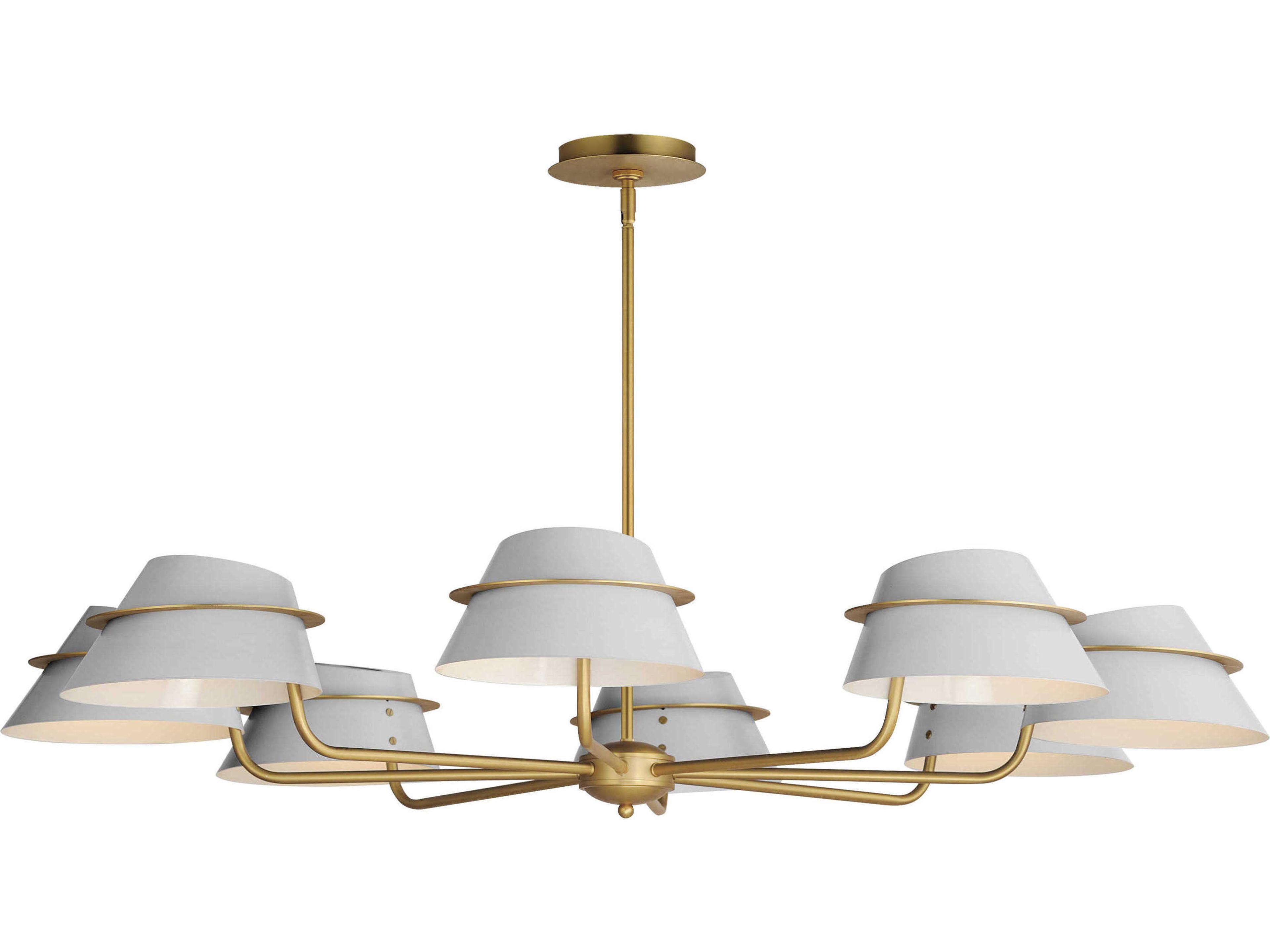 Maxim Lighting Lucas 8-Light Natural Aged Brass Chandelier
