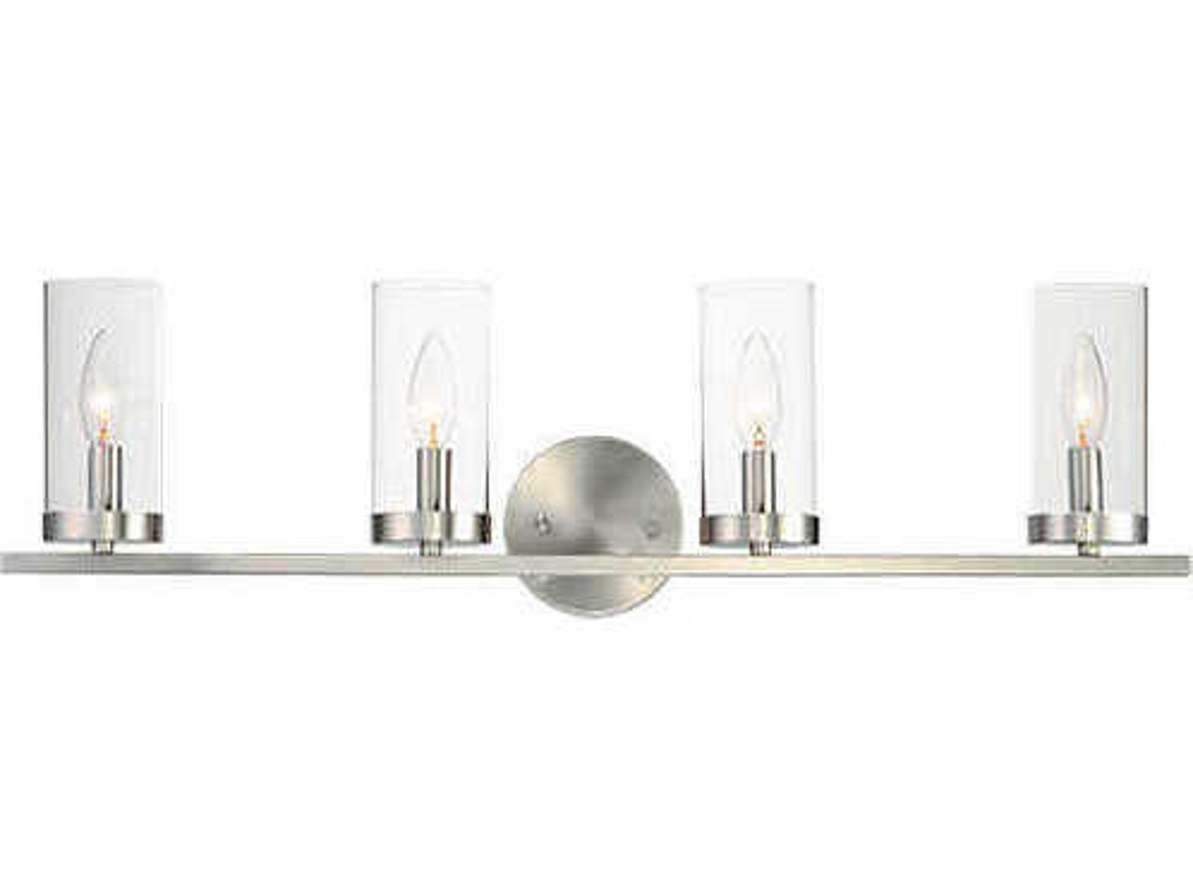 Maxim Lighting Sentinel 4-Light Satin Nickel Vanity Light