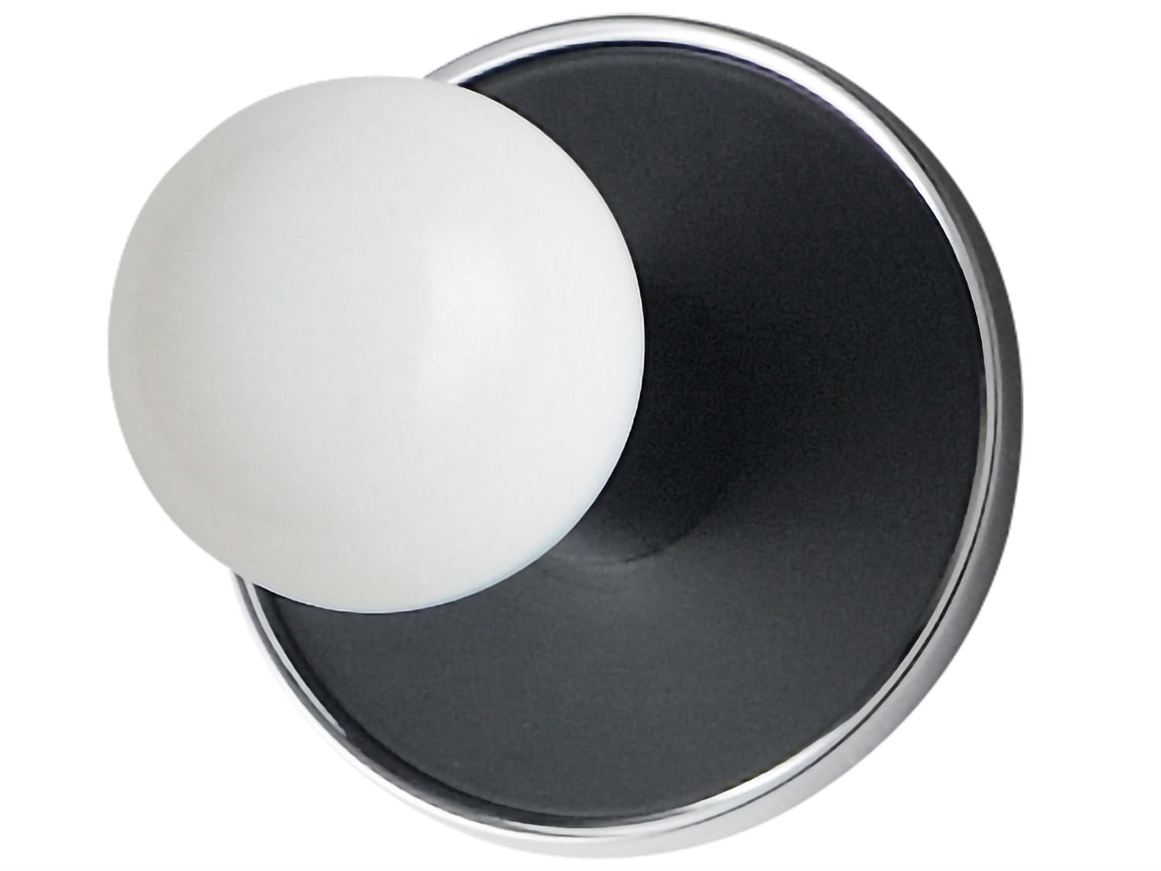 Maxim Lighting Hollywood 1-Light Polished Chrome Black Wall Sconce