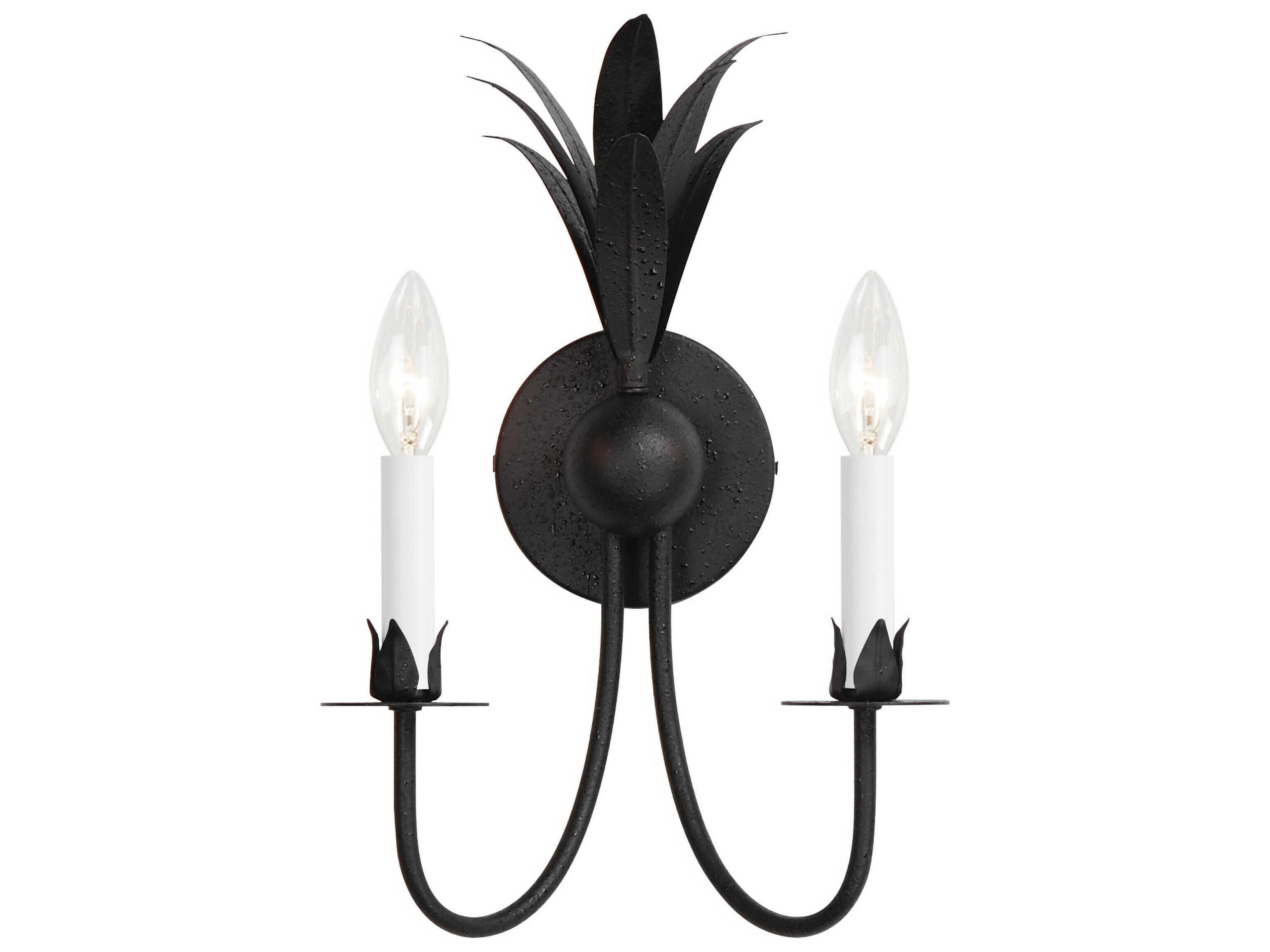 Maxim Lighting Paloma 2-Light Anthracite Black Wall Sconce