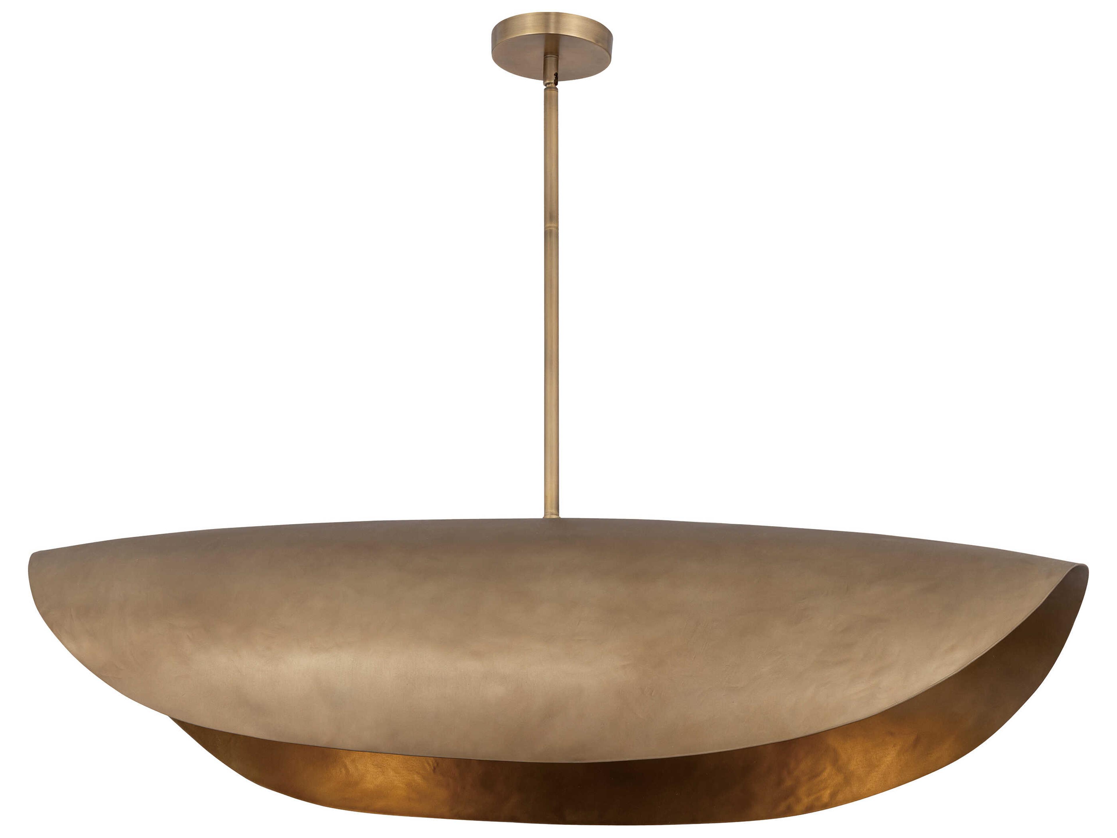 Maxim Lighting Denarii 2-Light Natural Gold Island Pendant