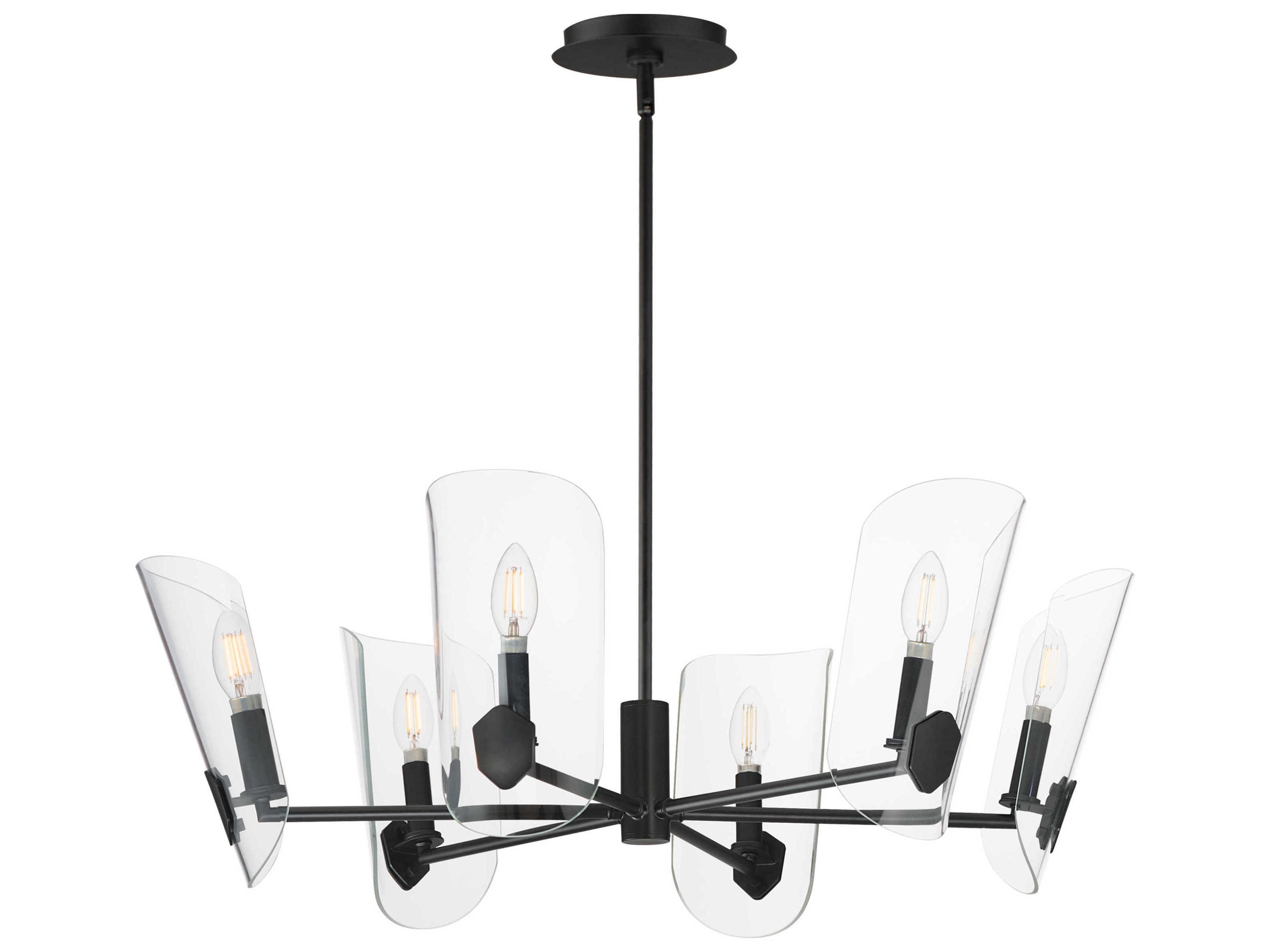 Maxim Lighting Armory 6-Light Black Chandelier