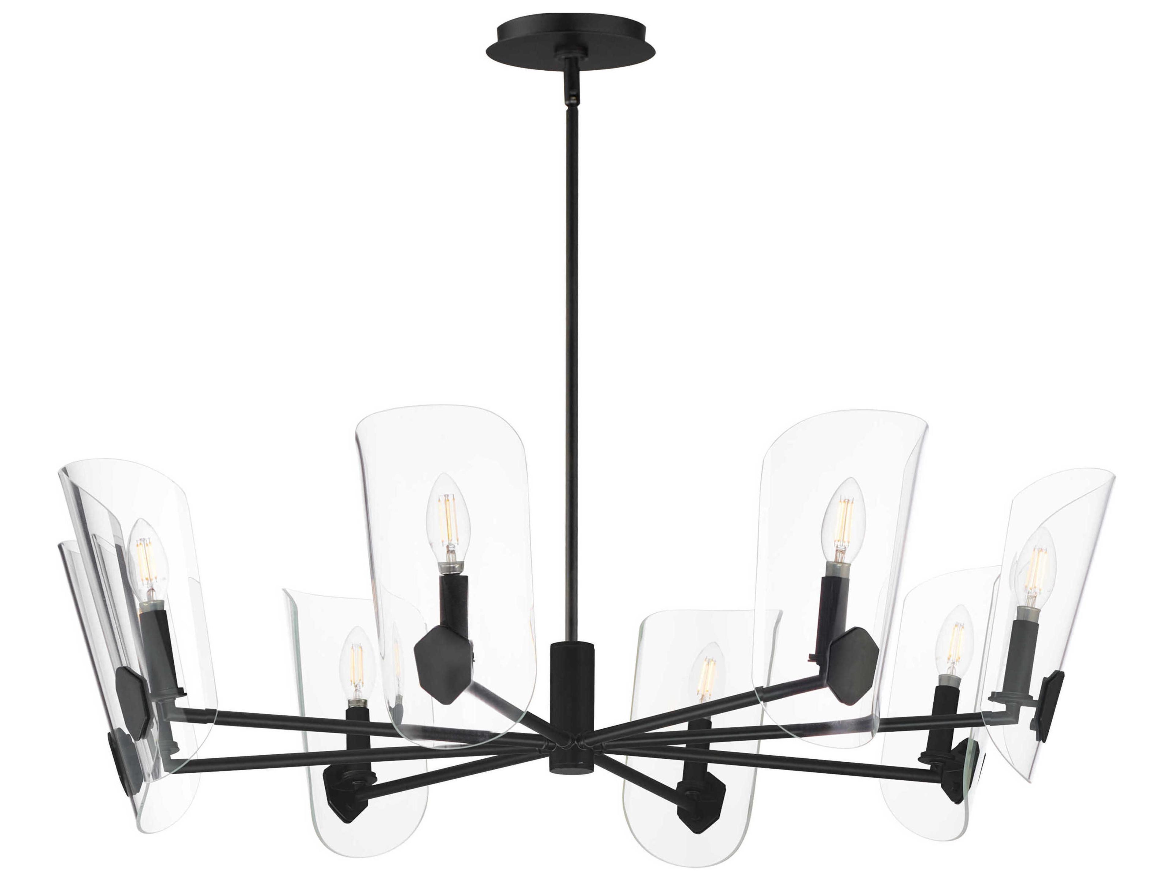 Maxim Lighting Armory 8-Light Black Chandelier