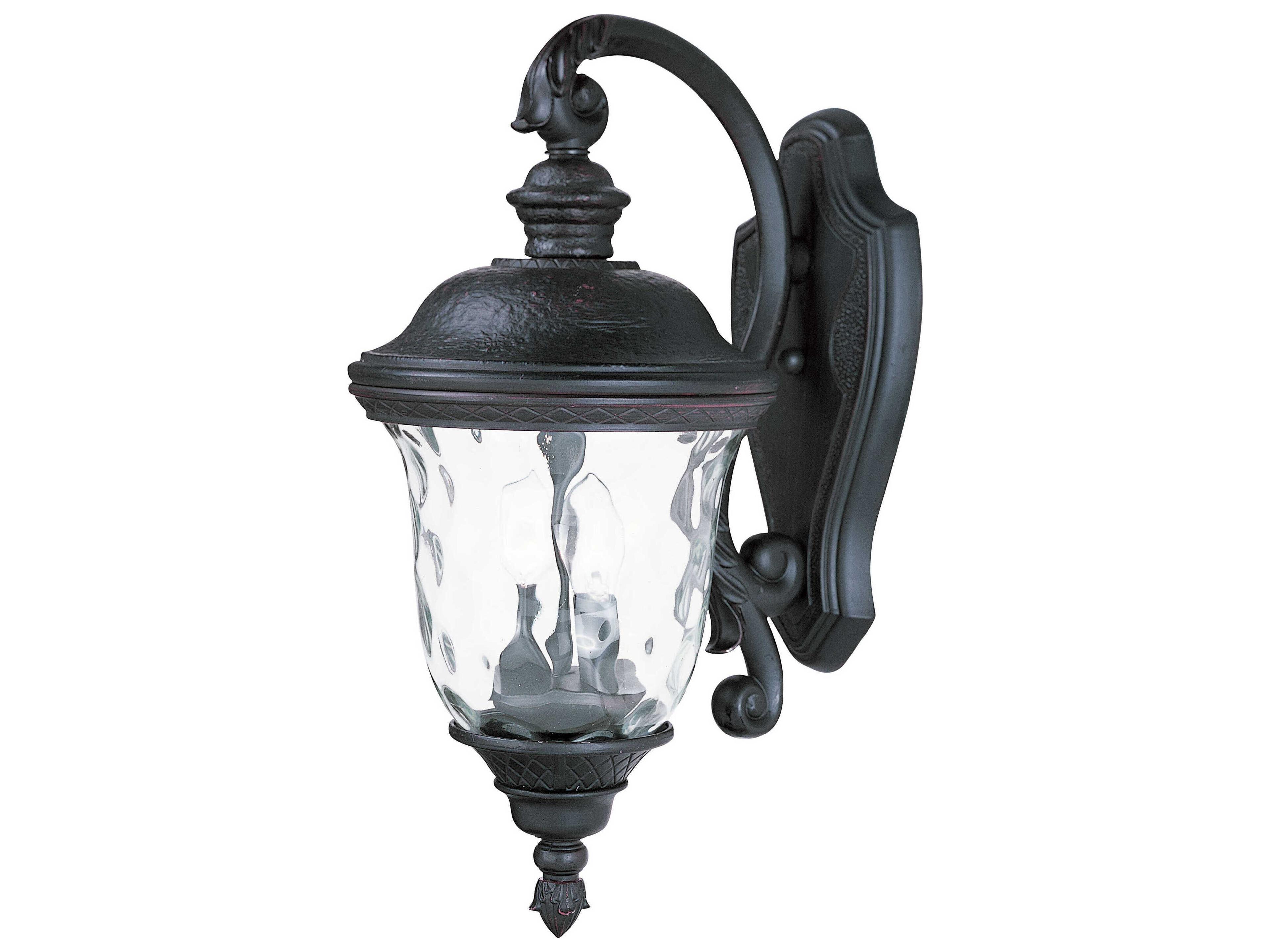 Maxim Lighting Carriage House DC & Water Glass Incandescent Outdoor Wall Light