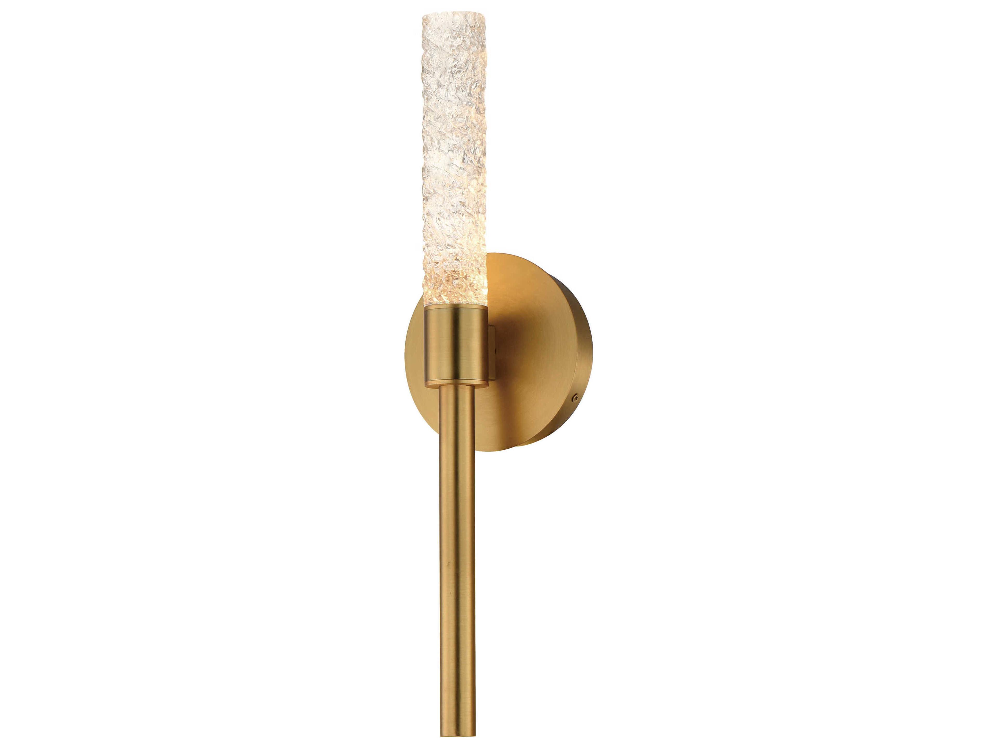 Maxim Lighting Duchess 1-Light Natural Aged Brass Wall Sconce