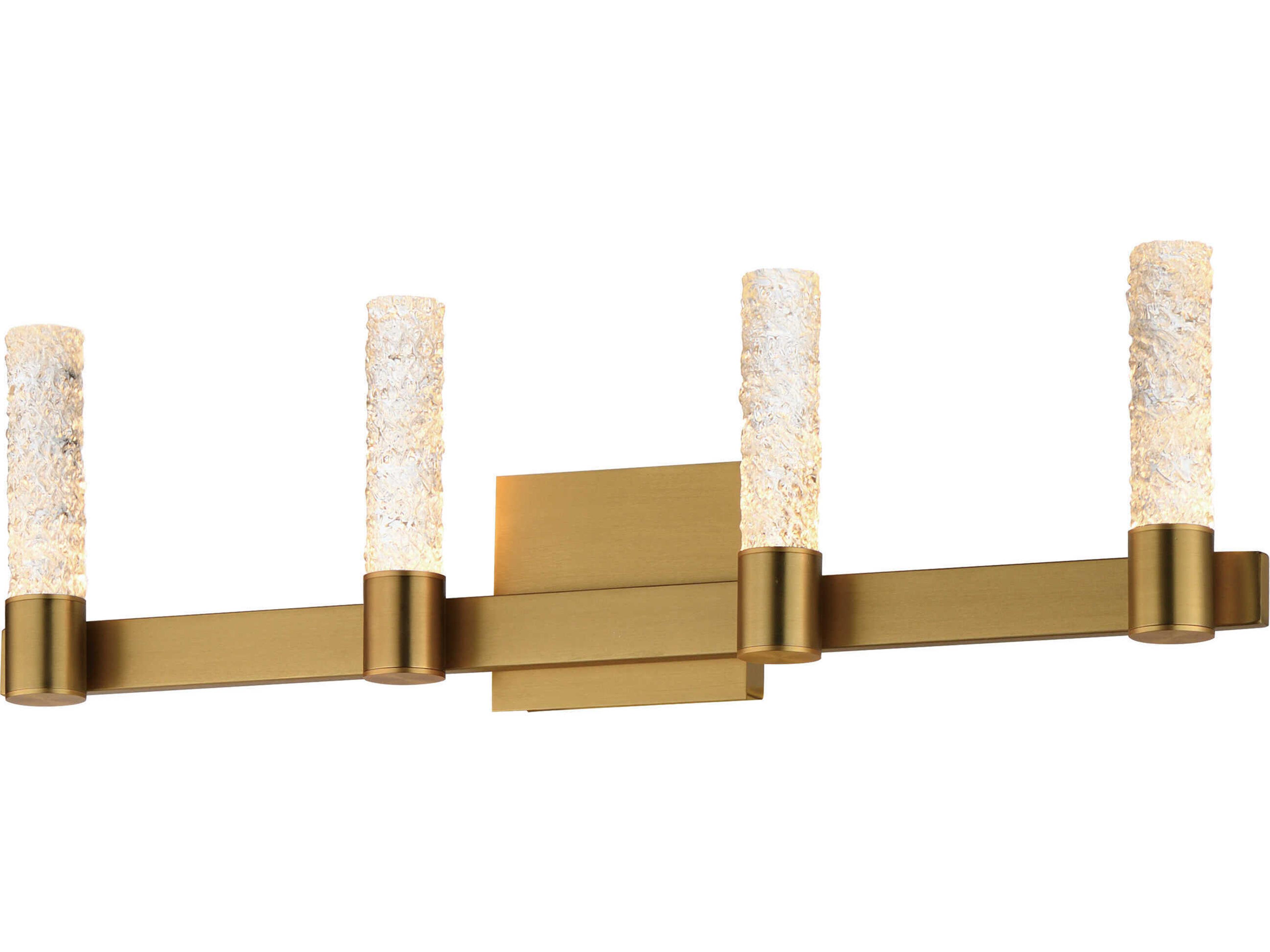 Maxim Lighting Duchess 4-Light Natural Aged Brass Vanity Light