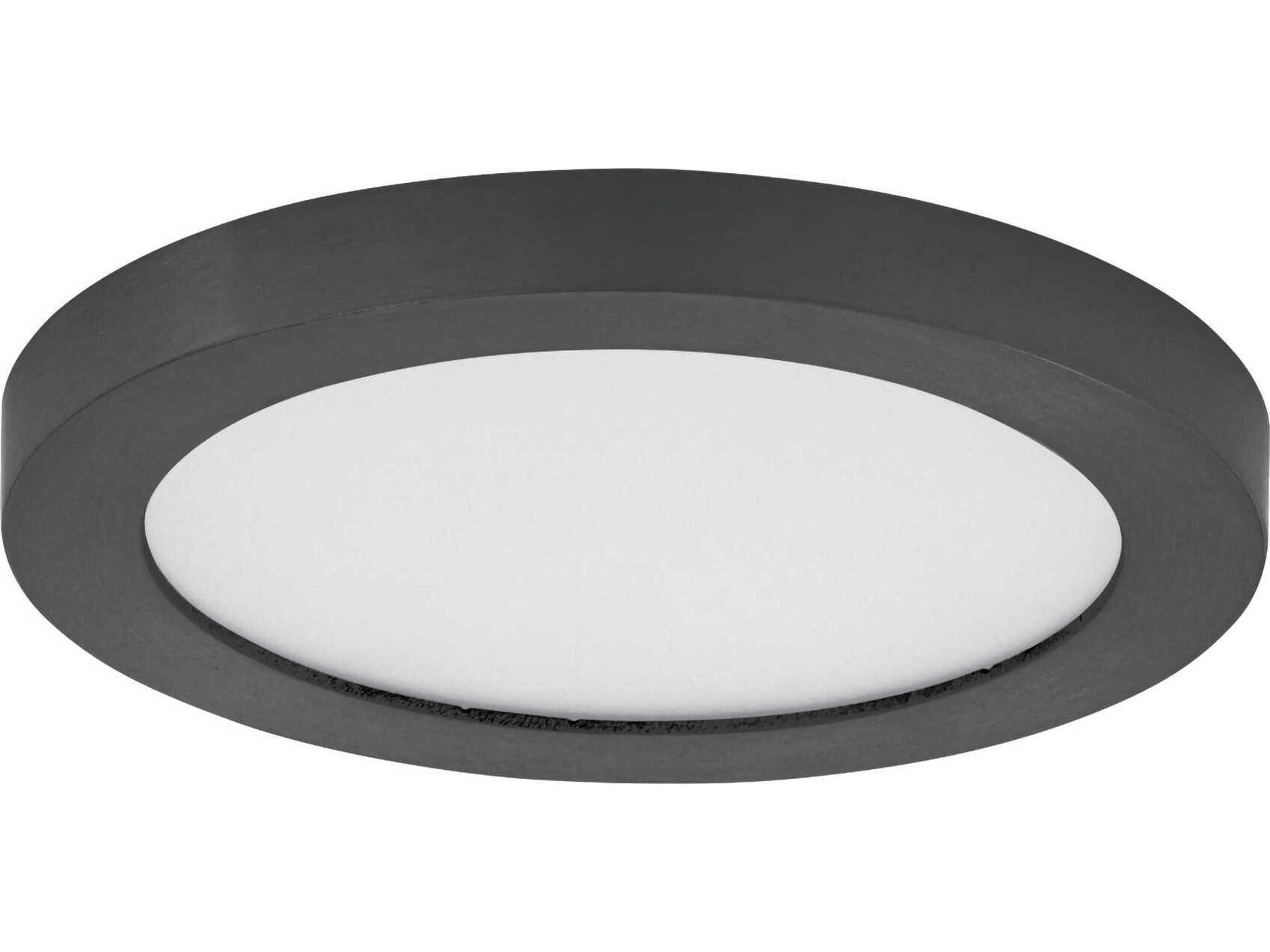 Maxim Lighting Chip 1-Light Black Round Flush Mount