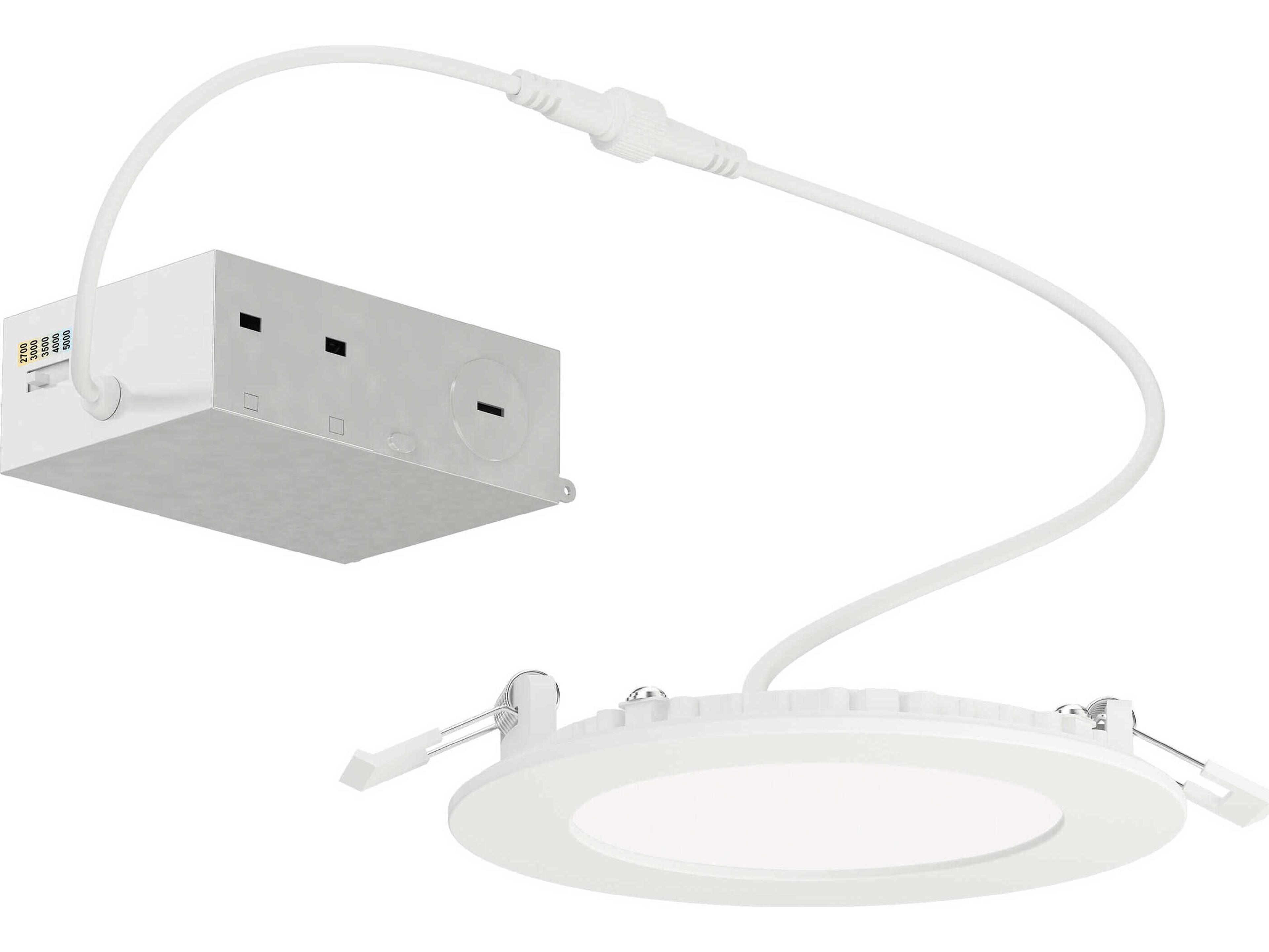 Maxim Lighting Slim 1-Light White Round Recessed Light