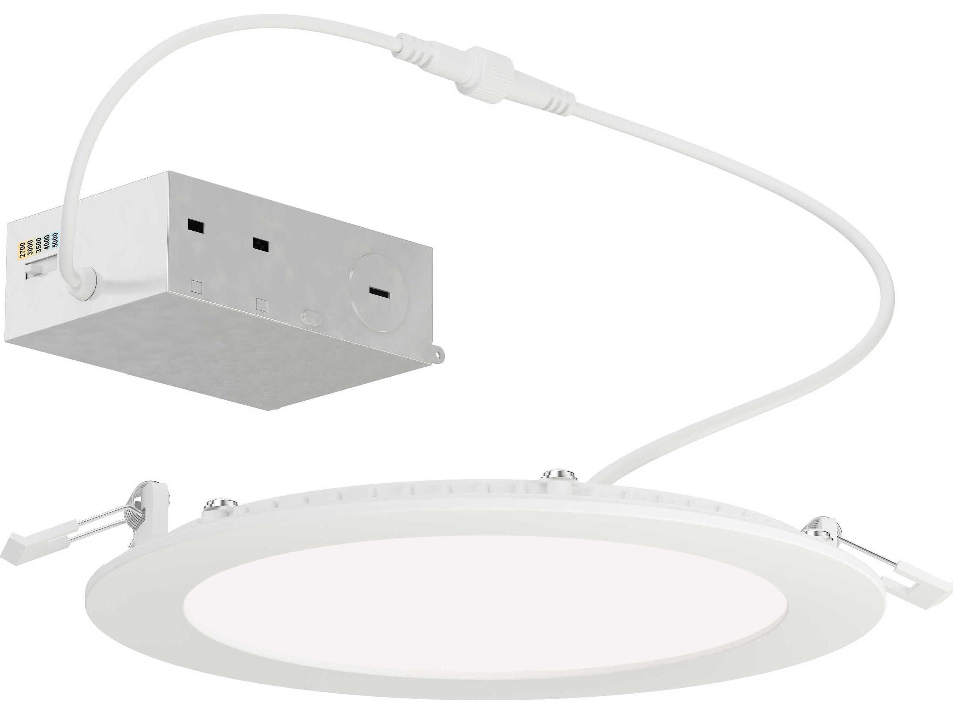 Maxim Lighting Slim 1-Light White Round Recessed Light