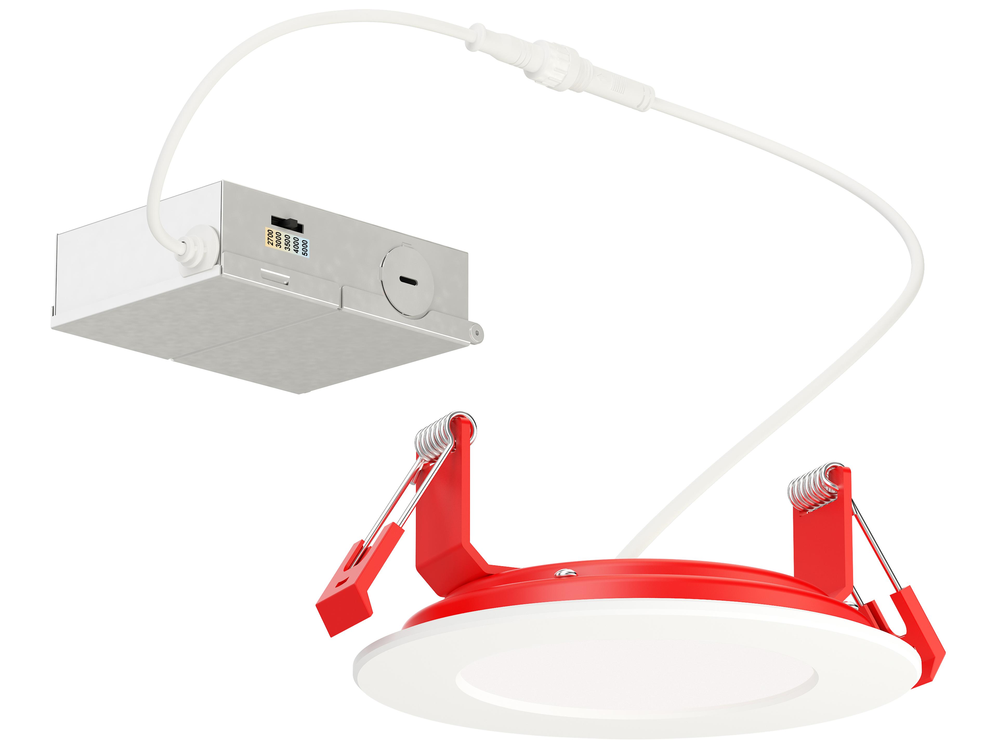 Maxim Lighting Slim Fire 1-Light White Round Recessed Light