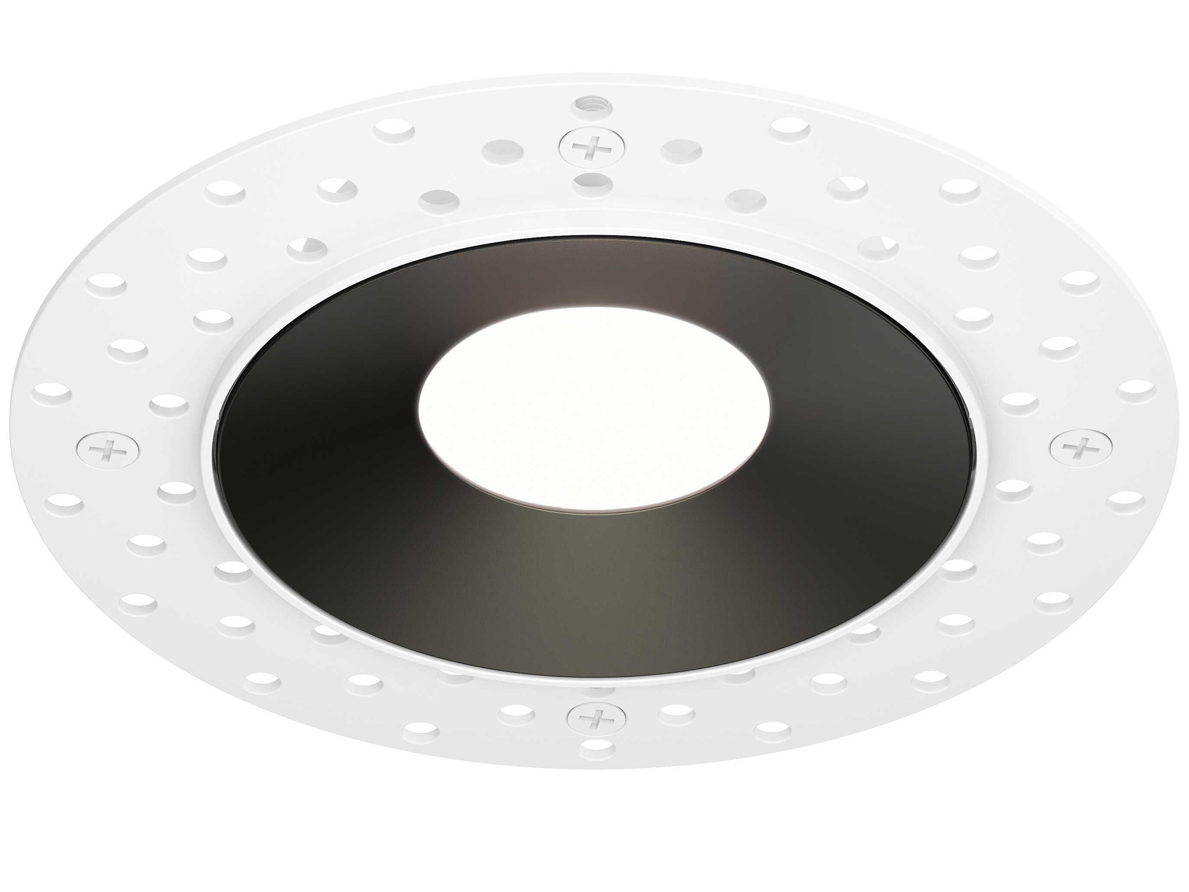 Maxim Lighting Crisp Black Round Under Cabinet Light