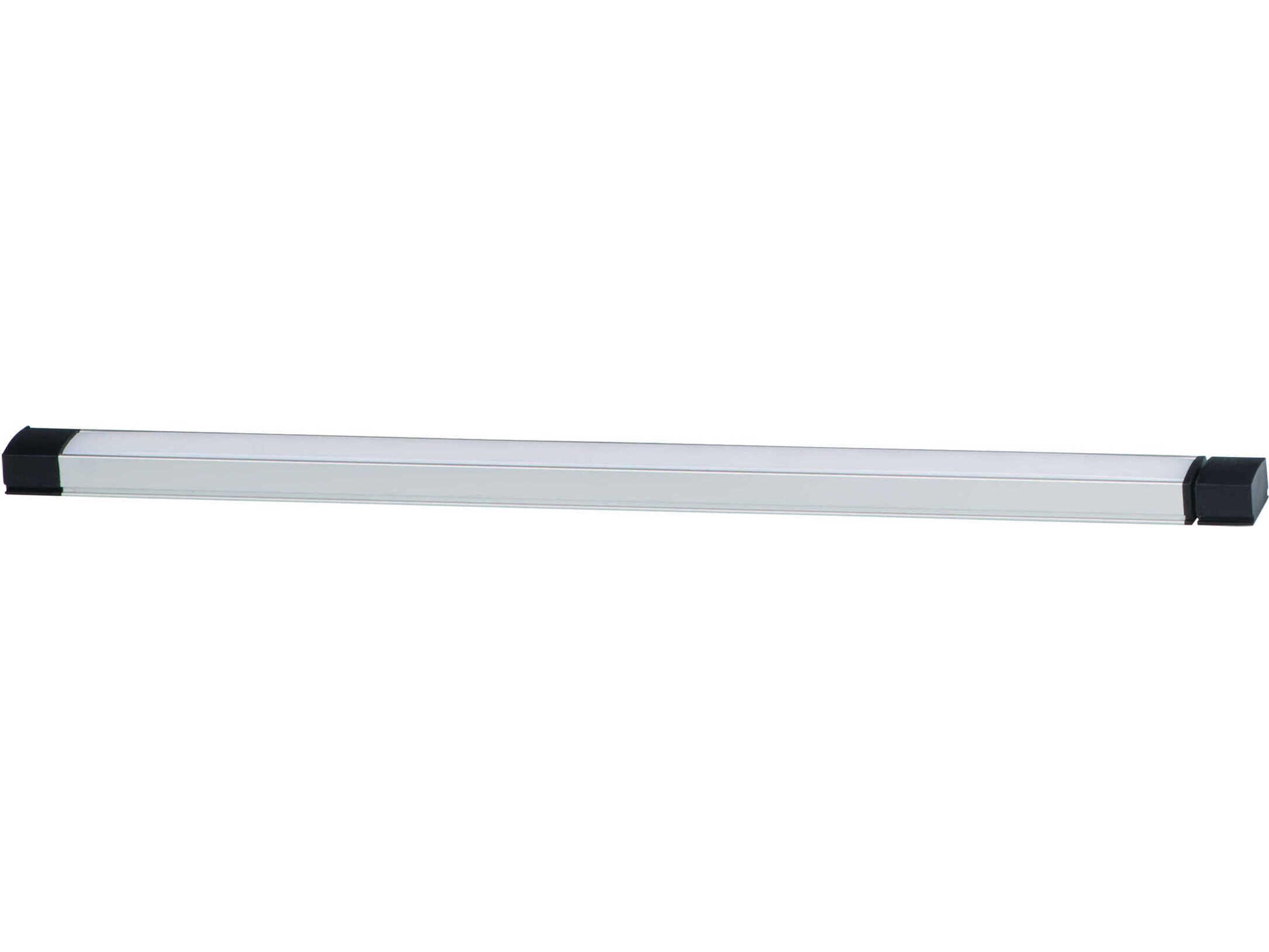 Maxim Lighting Countermax Brushed Aluminum 3000K Silver LED Linear Under Cabinet Light