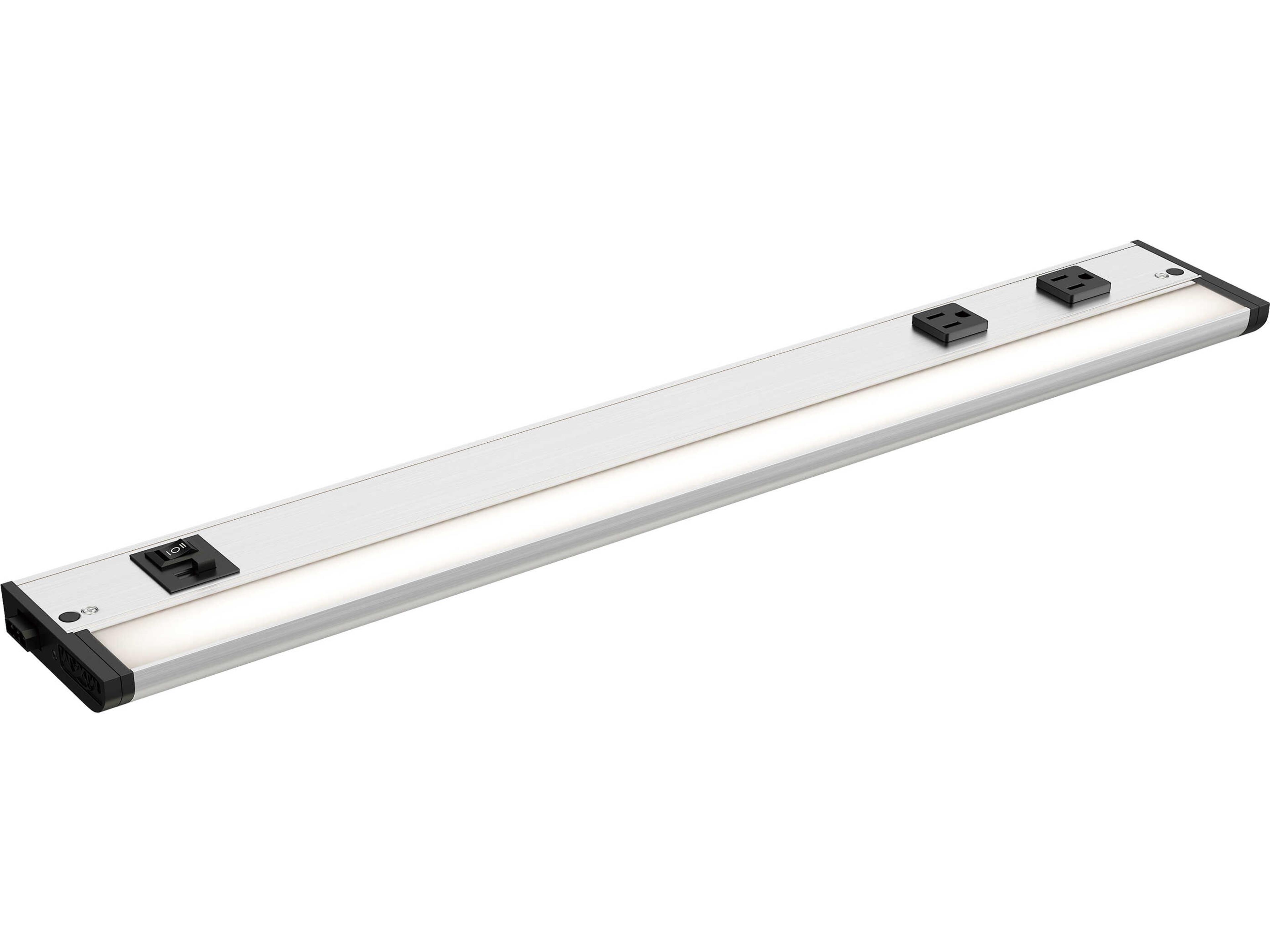 Maxim Lighting CounterMax 5K Satin Nickel Linear Under Cabinet Light