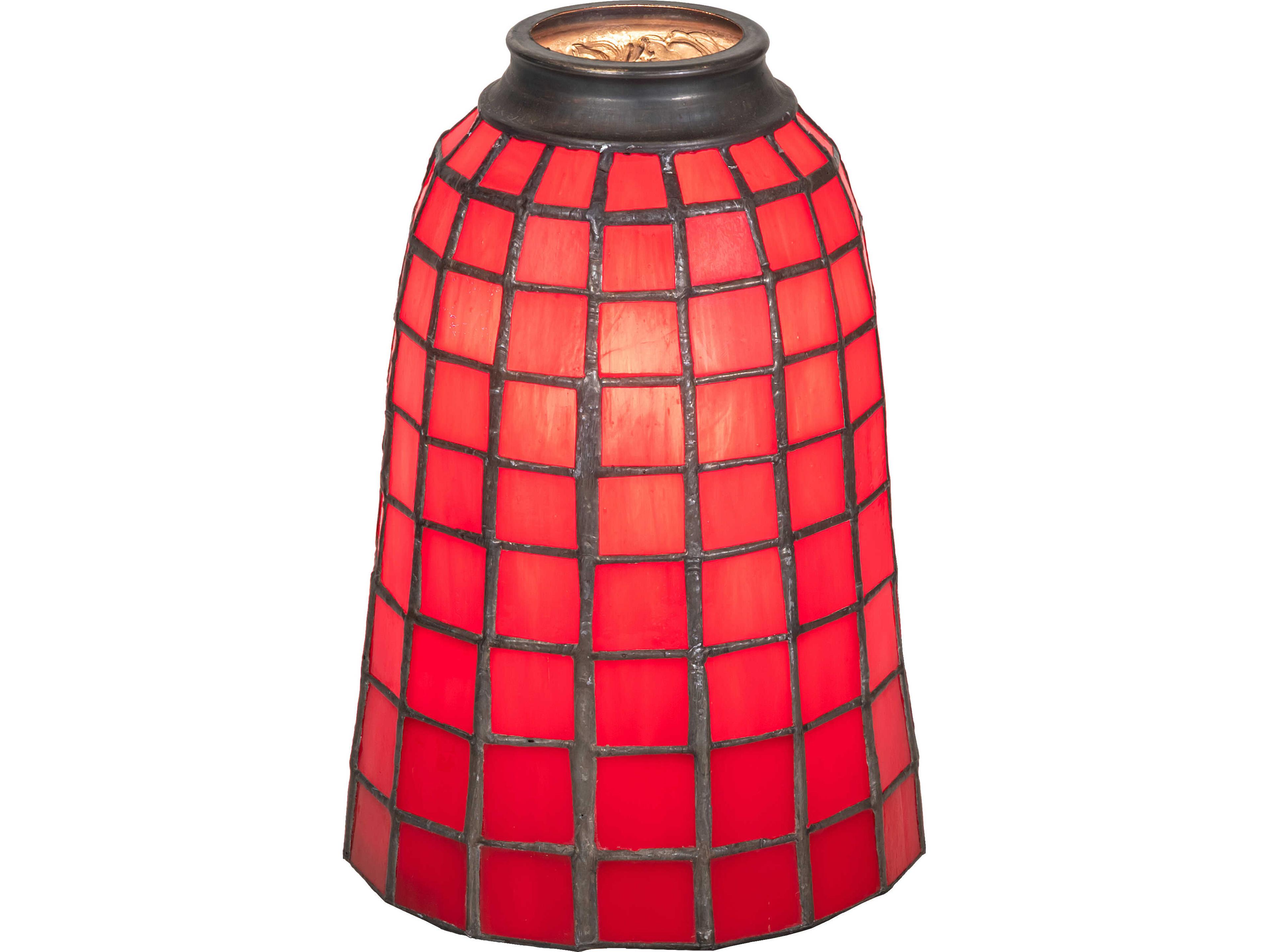 Meyda Terra Roja Stained Glass