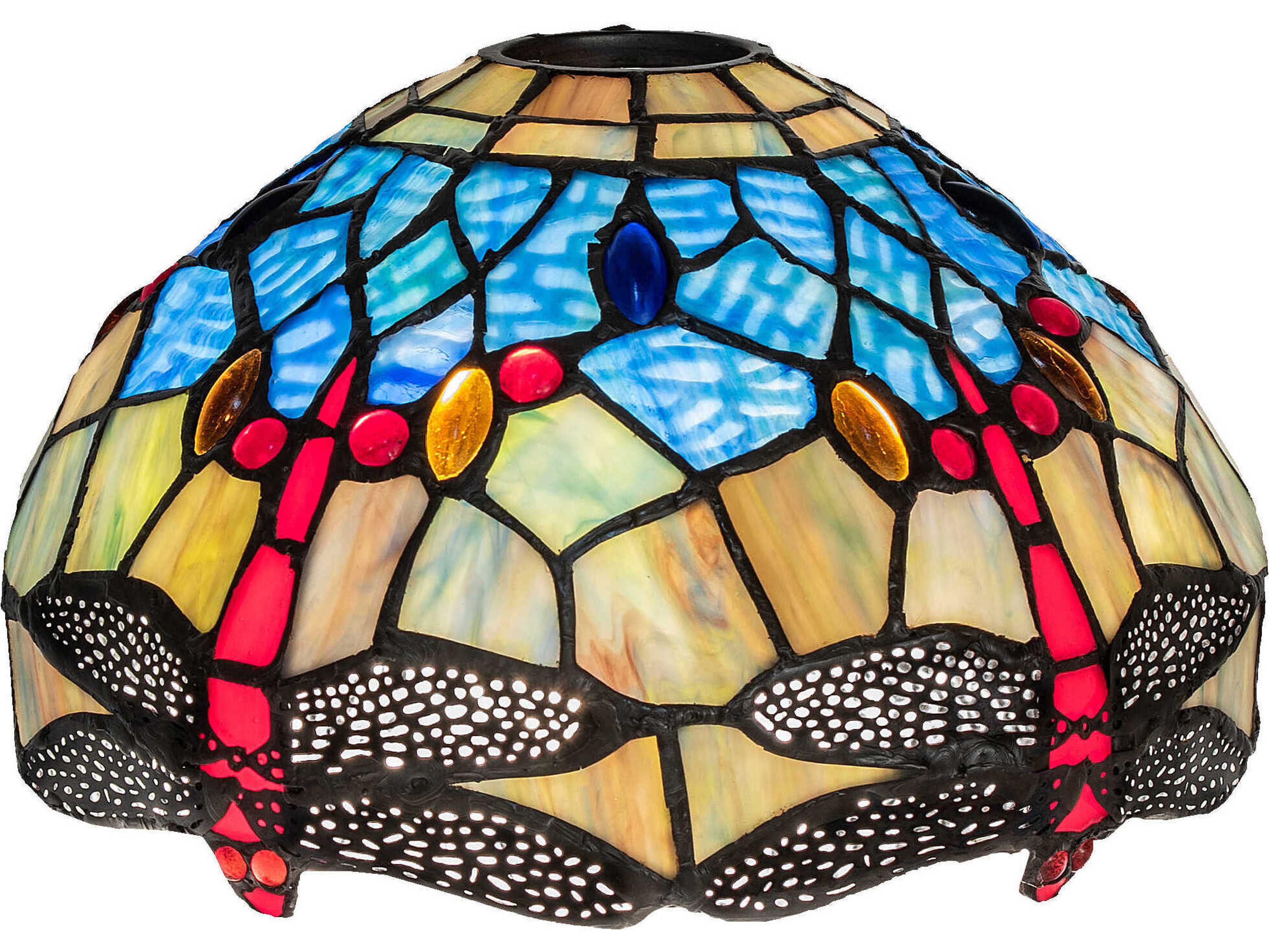 Meyda Blue 10" Hanginghead Dragonfly Shade