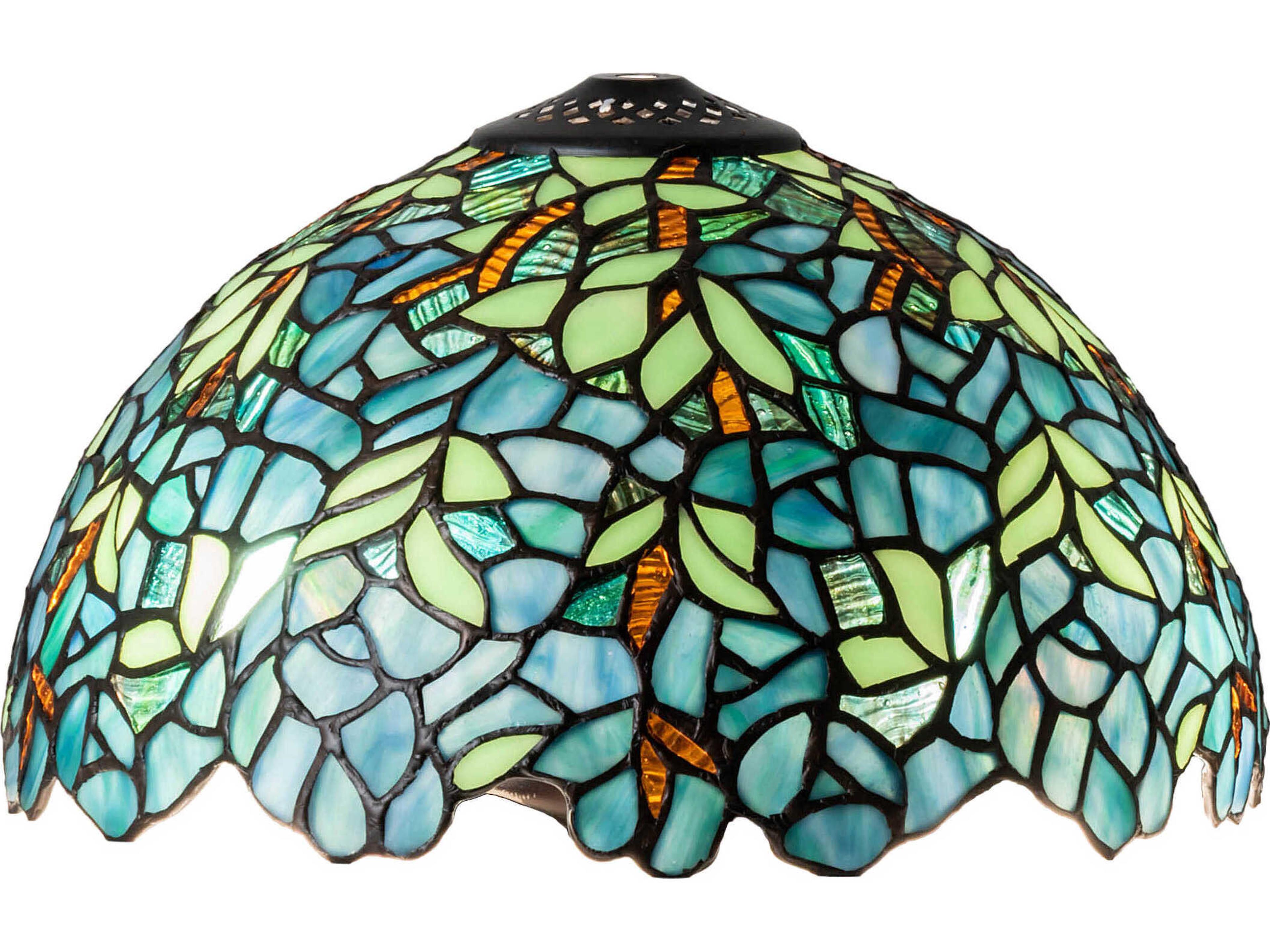 Meyda Wisteria Green 12" Shade