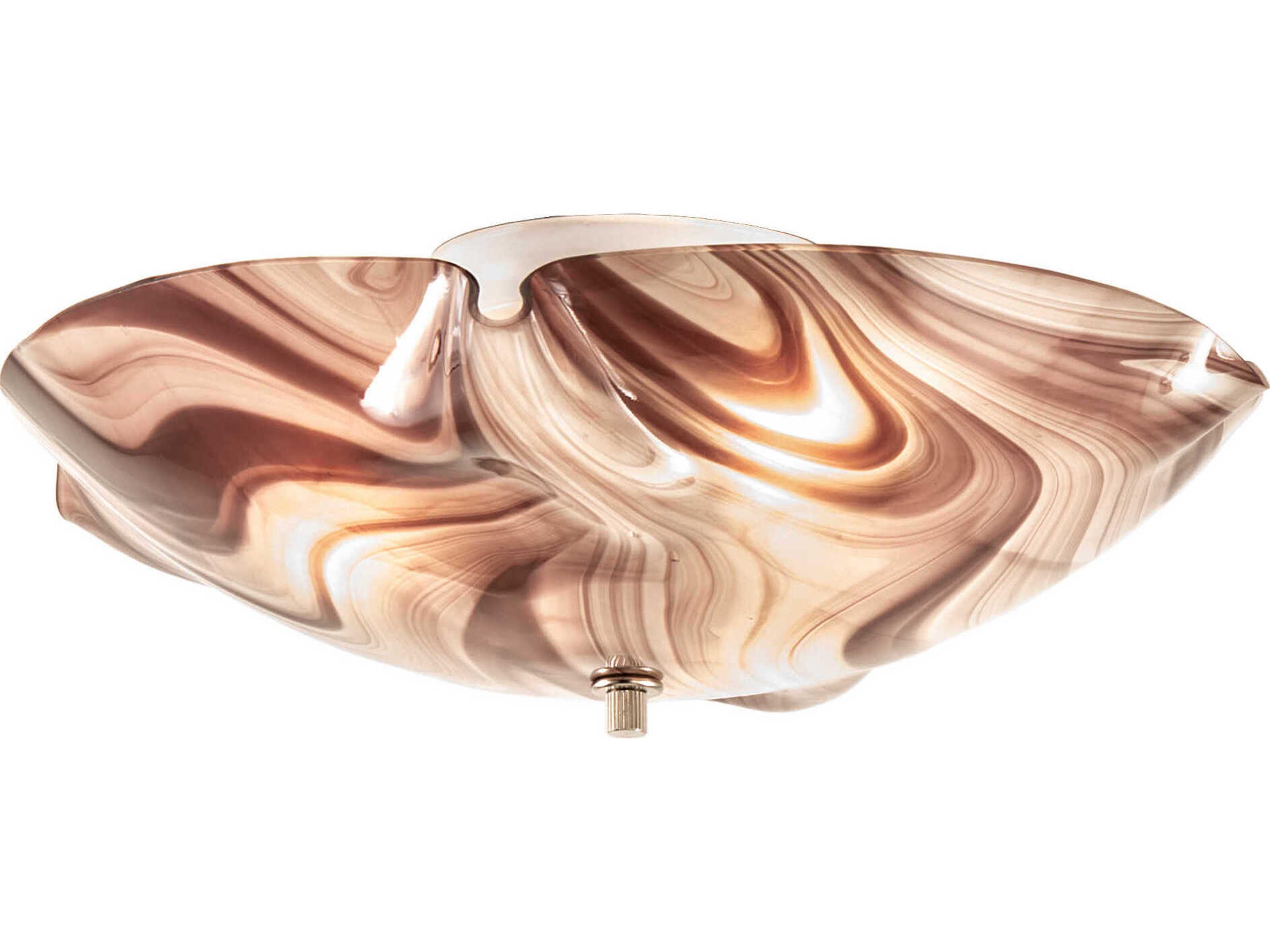 Meyda Violet / White 16" Metro Chambord Swirl Shade